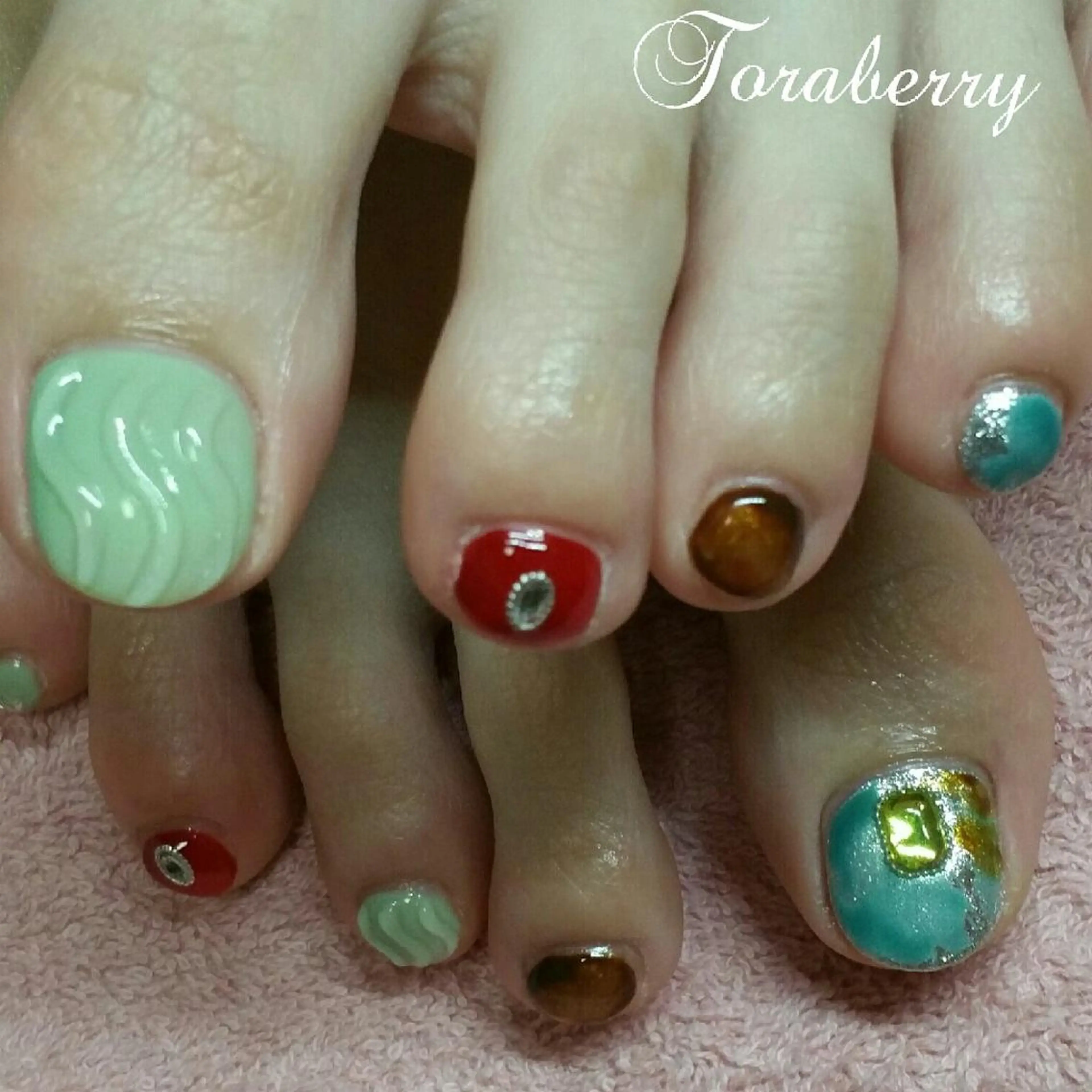 ネイル フットネイル ネイリスト なつみのネイルデザイン