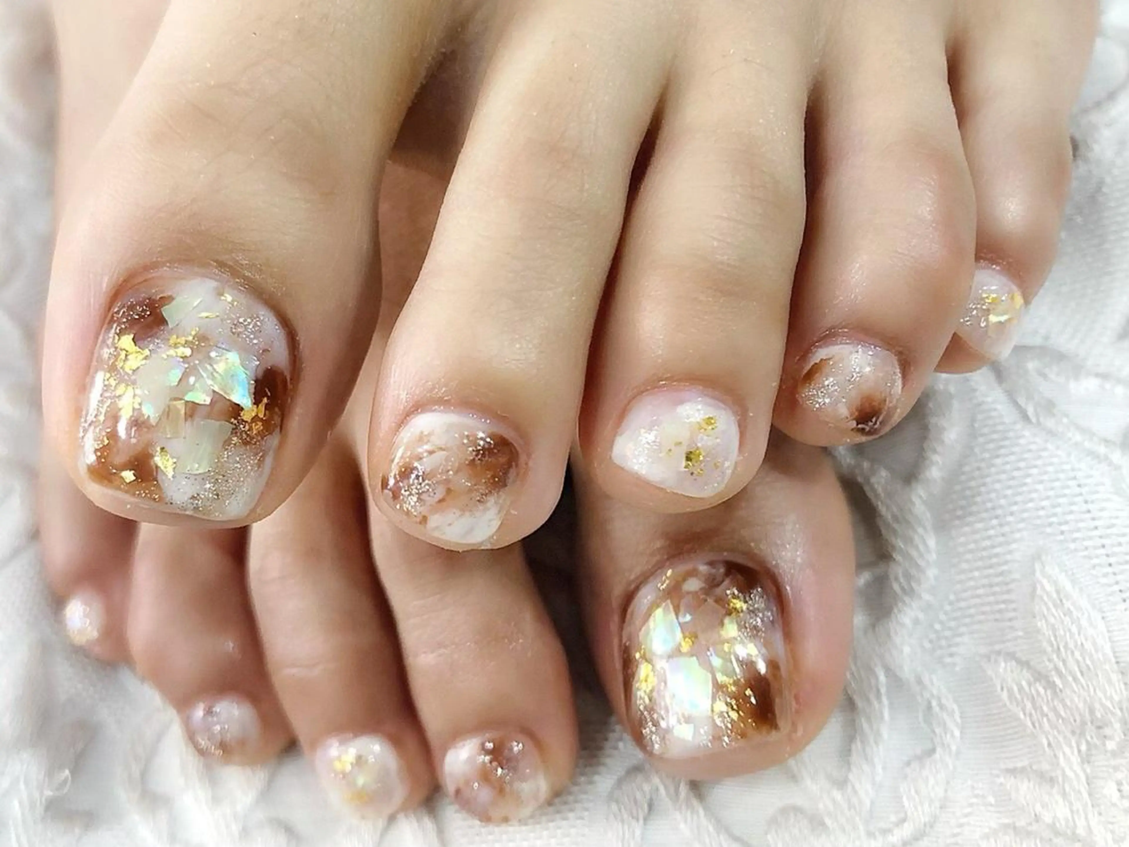 ネイル フットネイル nailsalon Mirrorのネイルデザイン