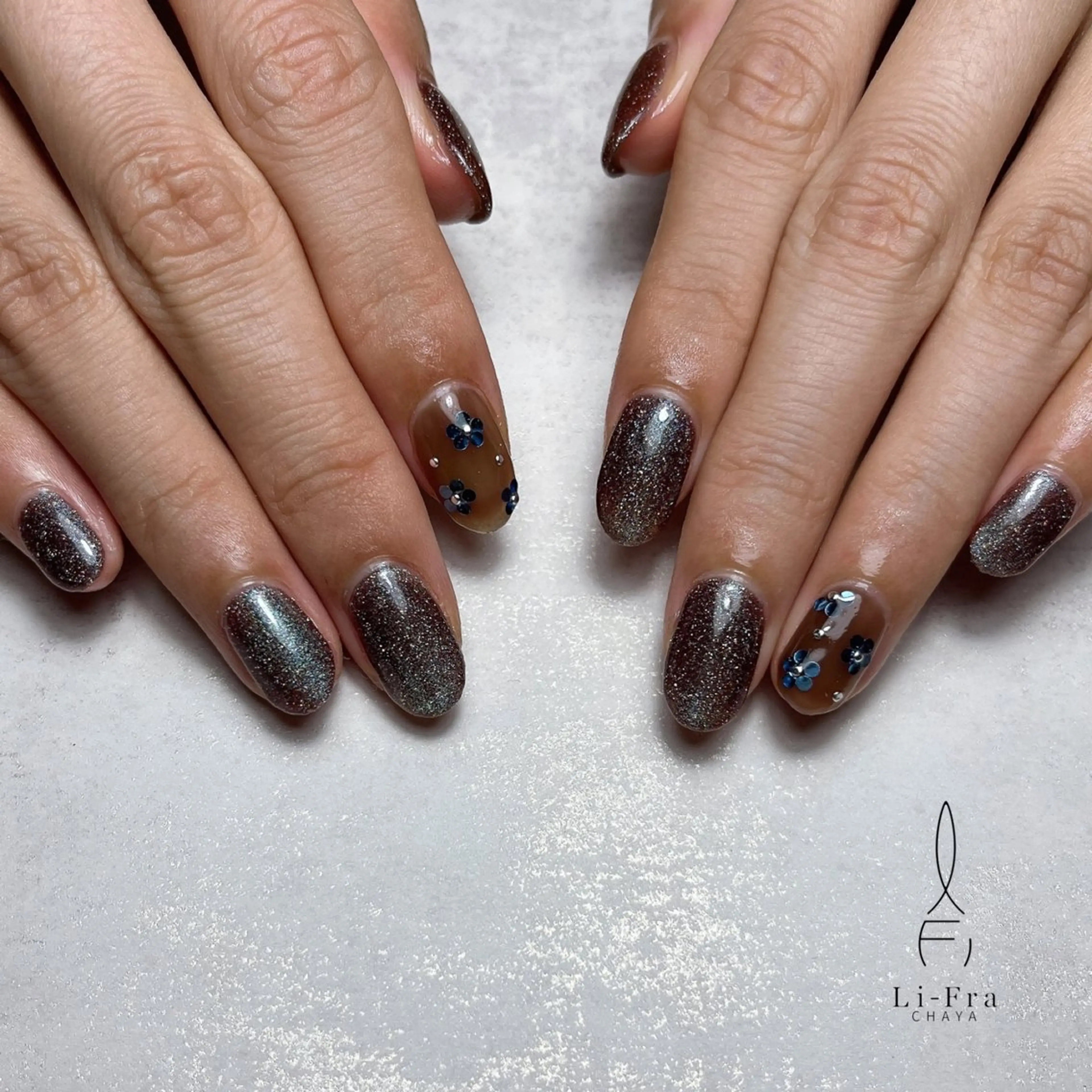 ネイル アートネイル ハンドネイル フットネイル Li-Fra 神野さやのネイルデザイン