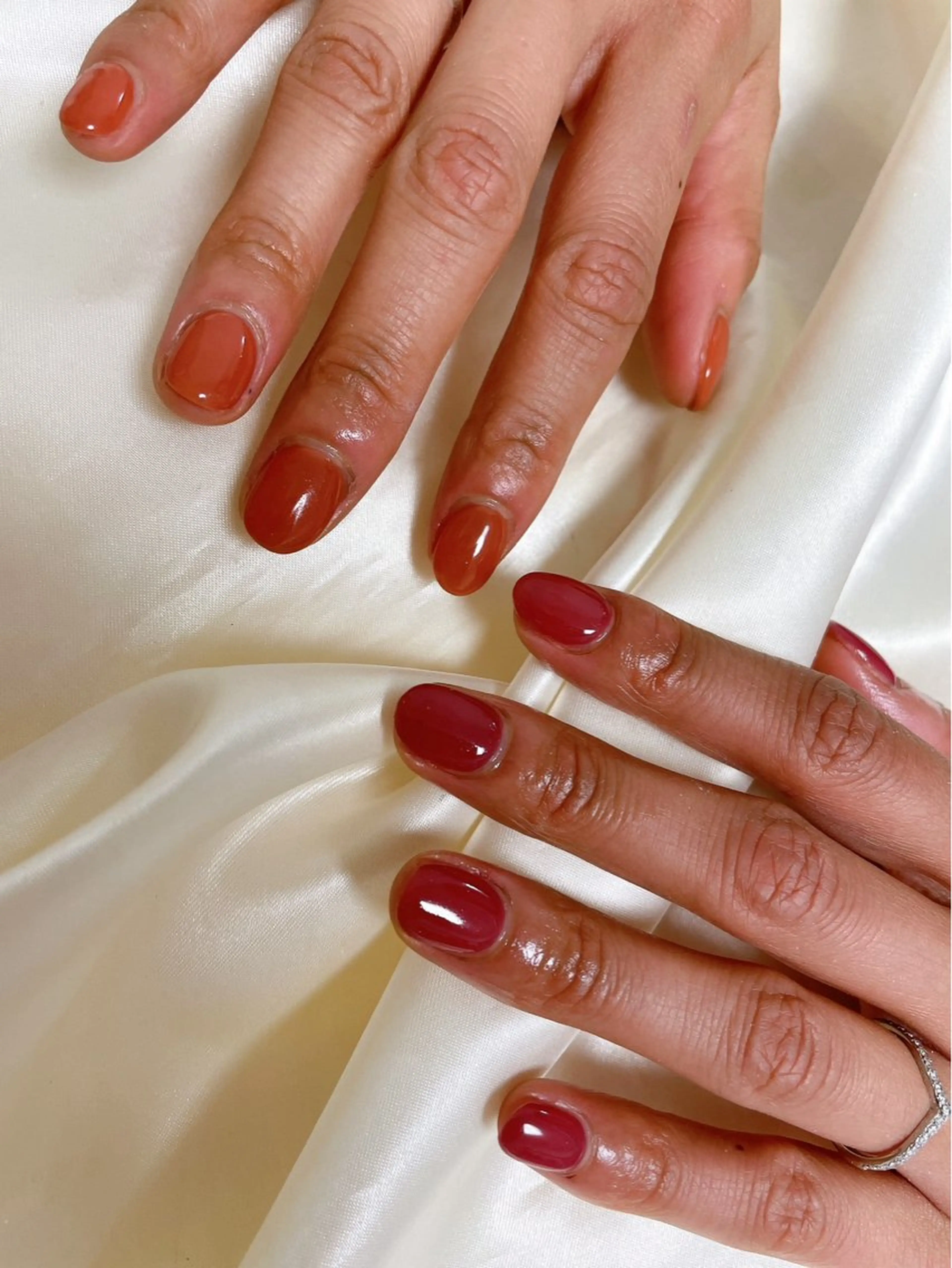 ネイル オーロラネイル フットネイル フレンチネイル ジェルネイル 韓国ネイル kikinail 溝の口のネイルデザイン