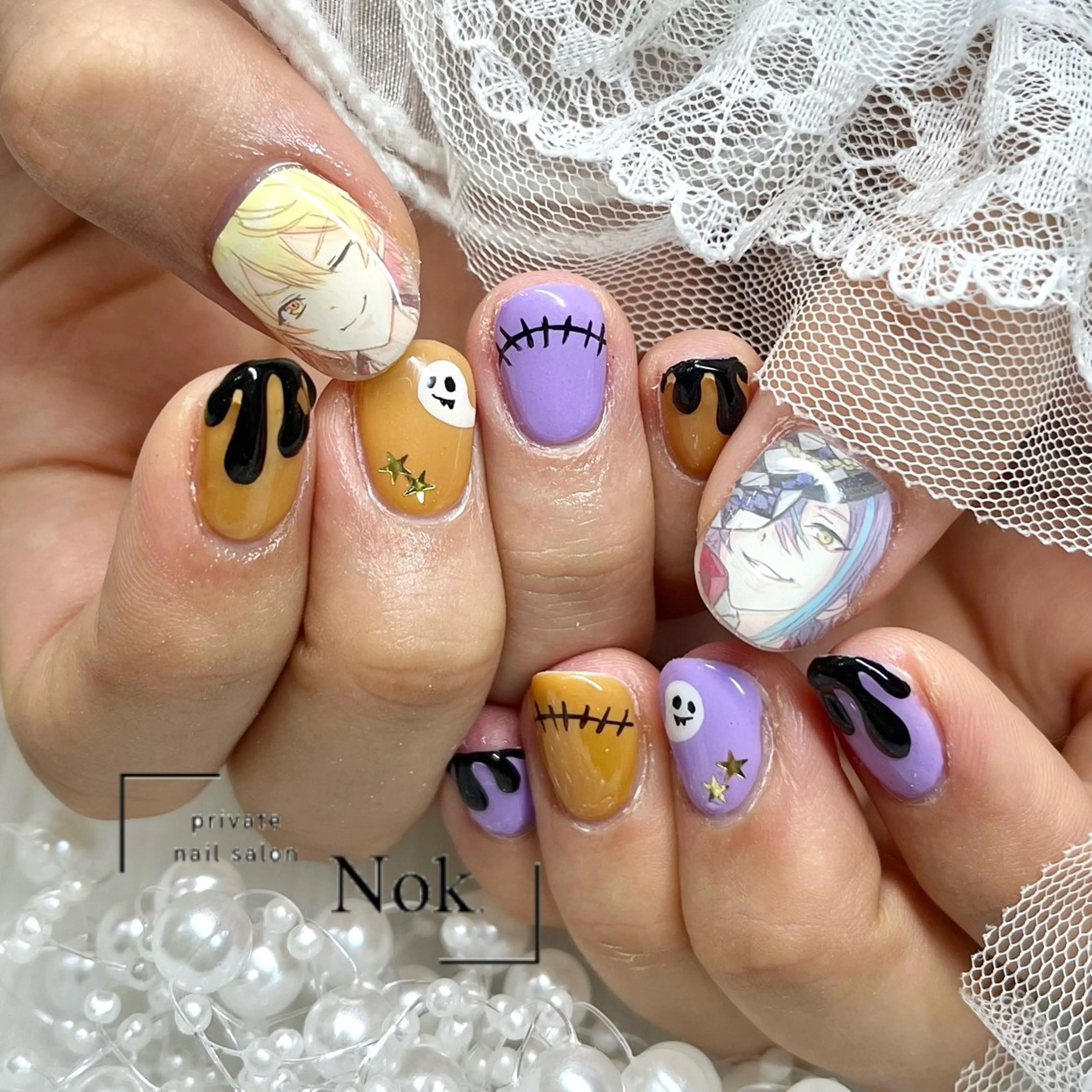 ネイル ハンドネイル 池袋痛ネイル Nok. 渡辺のネイルデザイン