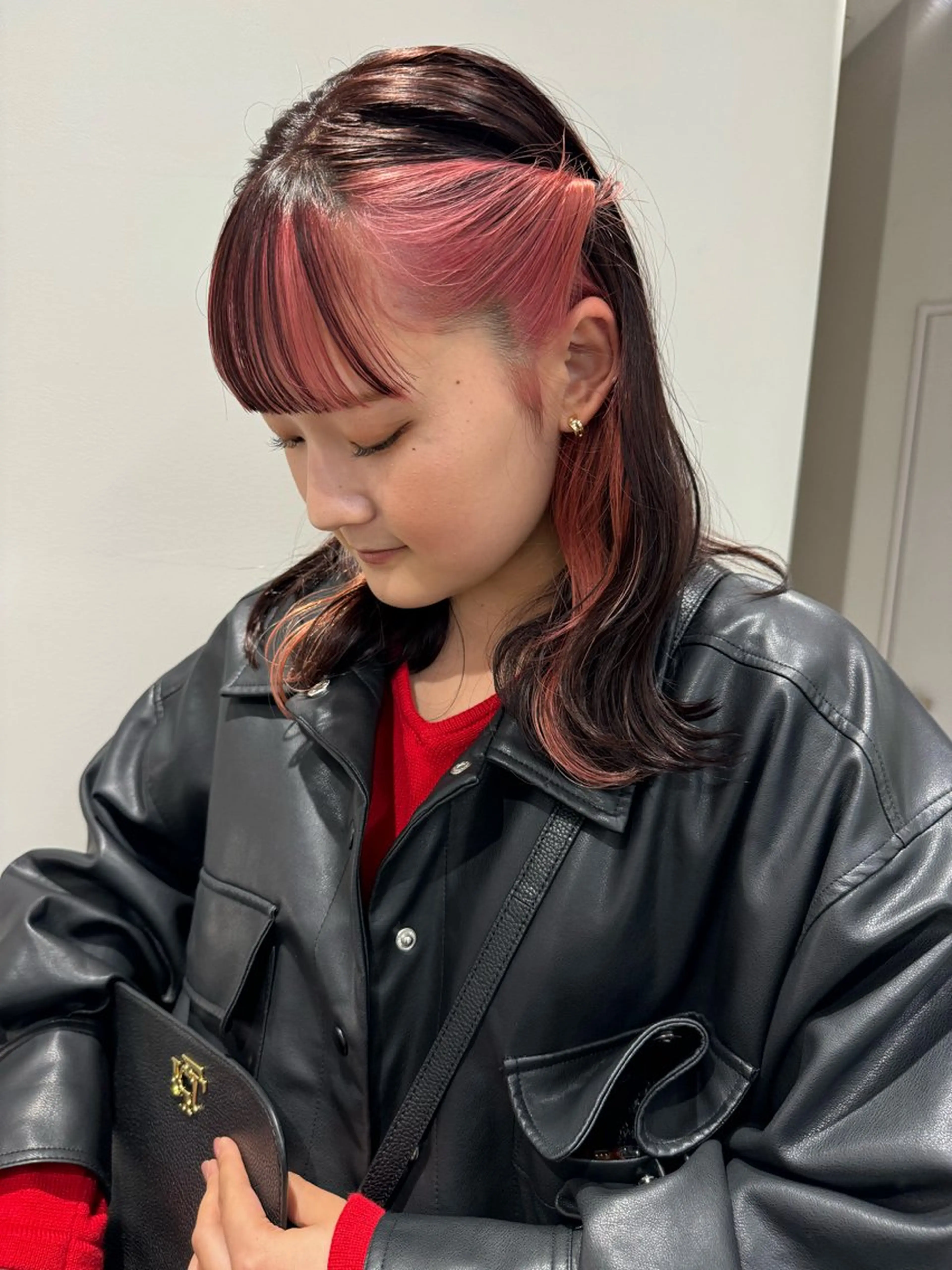 ミディアム カラー 高畑 恵莉 👒 暖色 / 艶髪 🧺のヘアスタイル