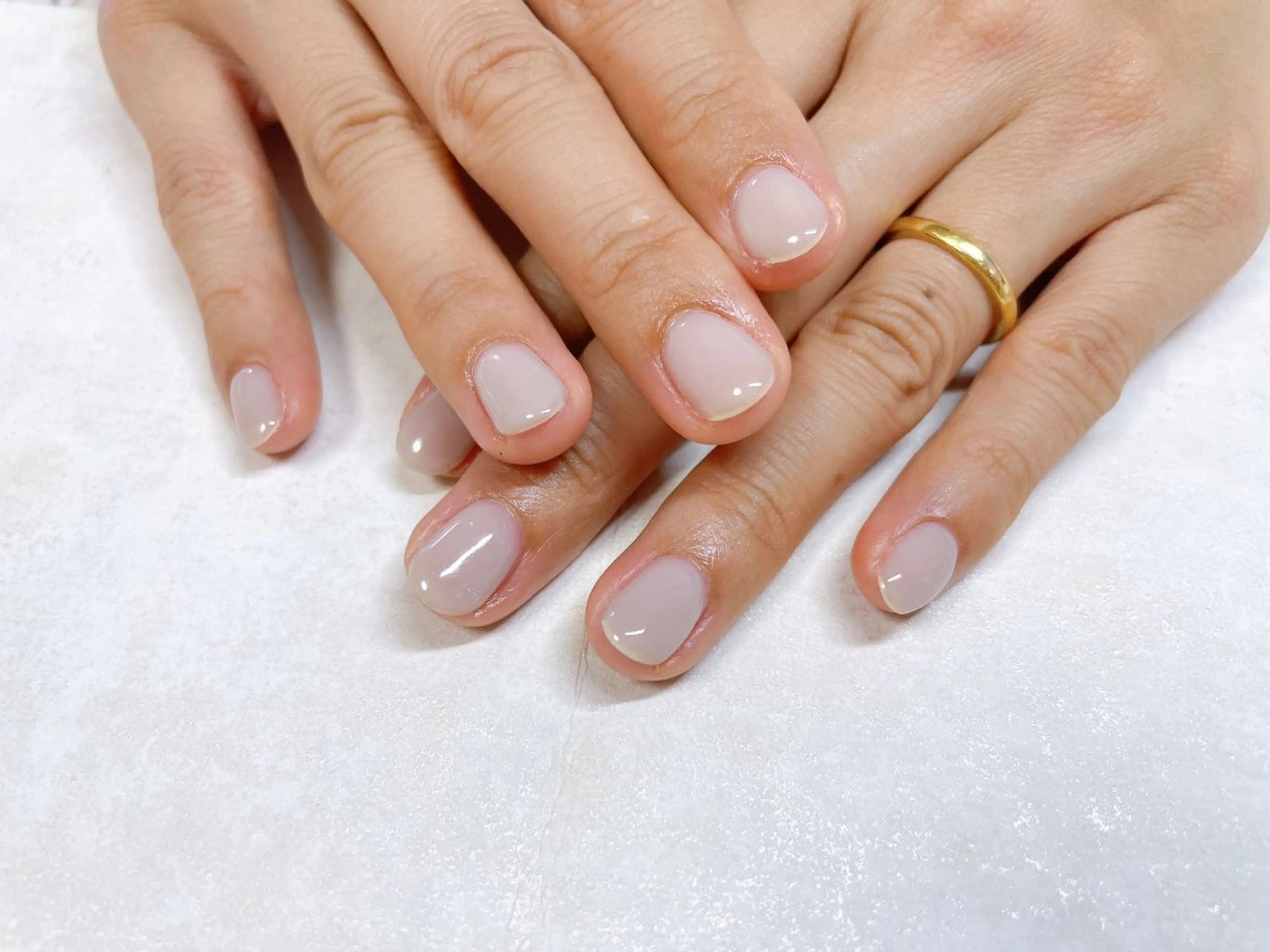 ネイル オーロラネイル フットネイル フレンチネイル ジェルネイル 韓国ネイル Mogu nail 二子玉川のネイルデザイン