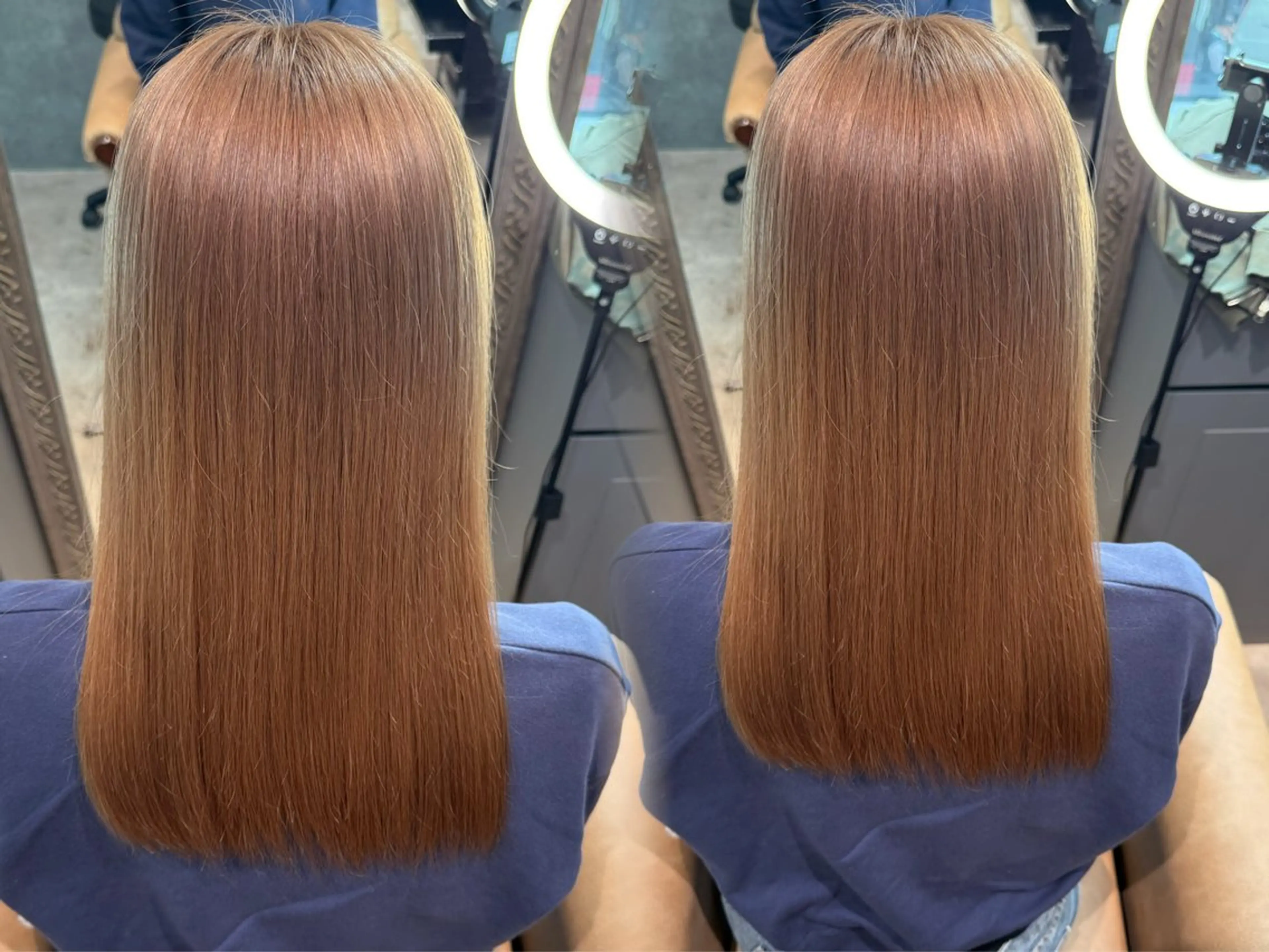 ロング カラー ヘアカラー トリートメント 透明感カラー×ケア ブリーチTakeruのヘアスタイル