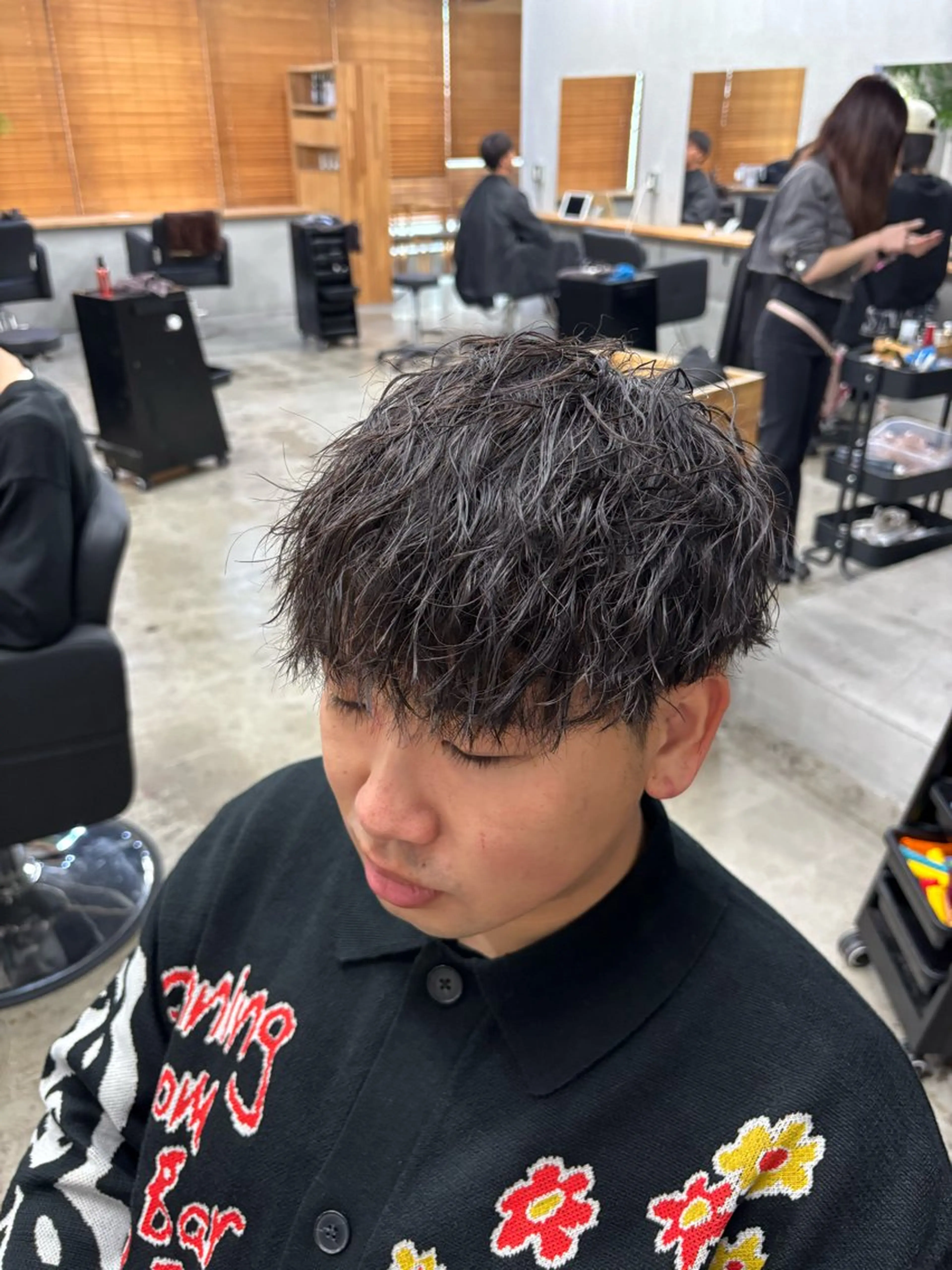 パーマ メンズ カット パーマ mono / Manatoのヘアスタイル