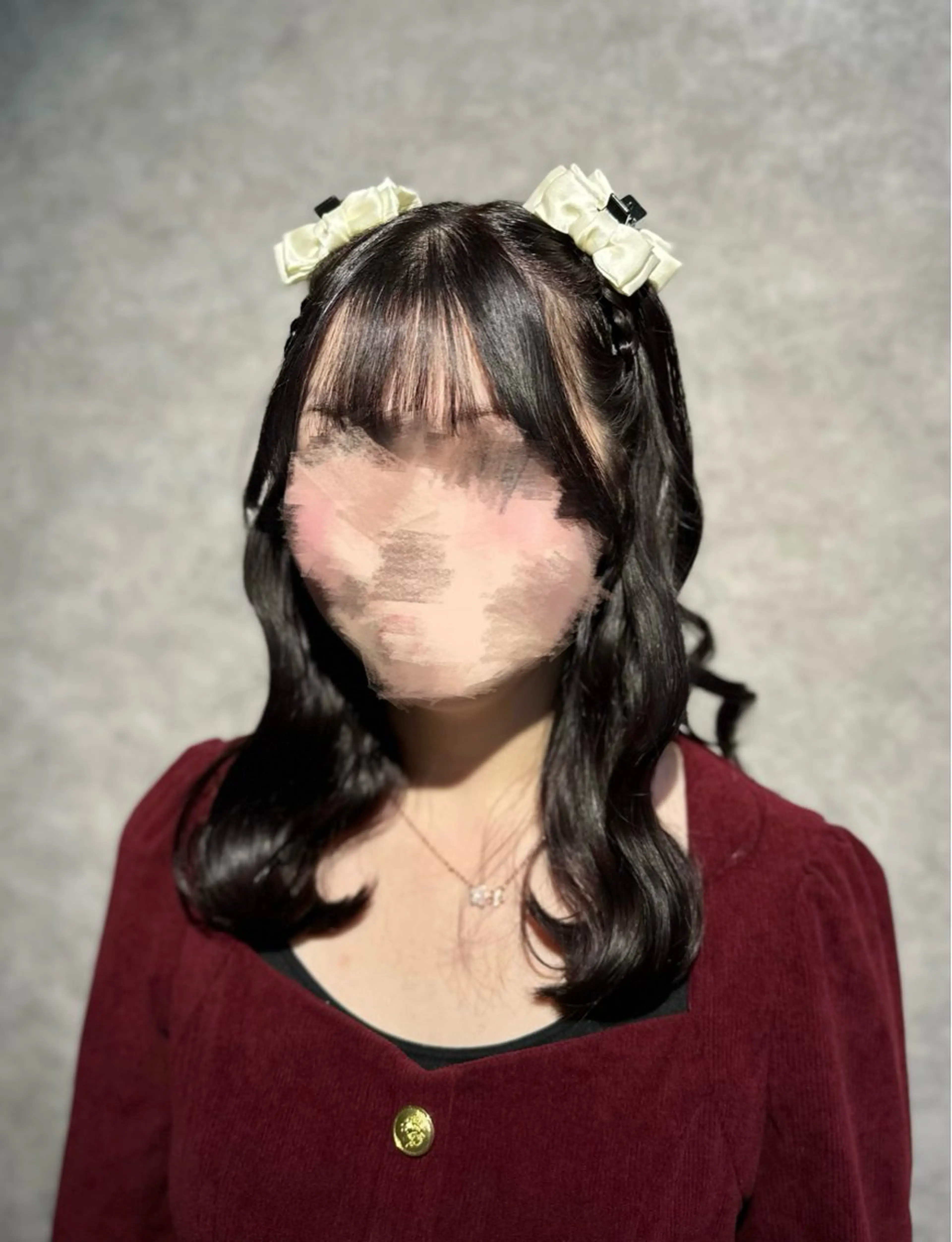 ロング ヘアアレンジ 三つ編み ヘアセット 透明感カラー/ゆな 🎀のヘアスタイル