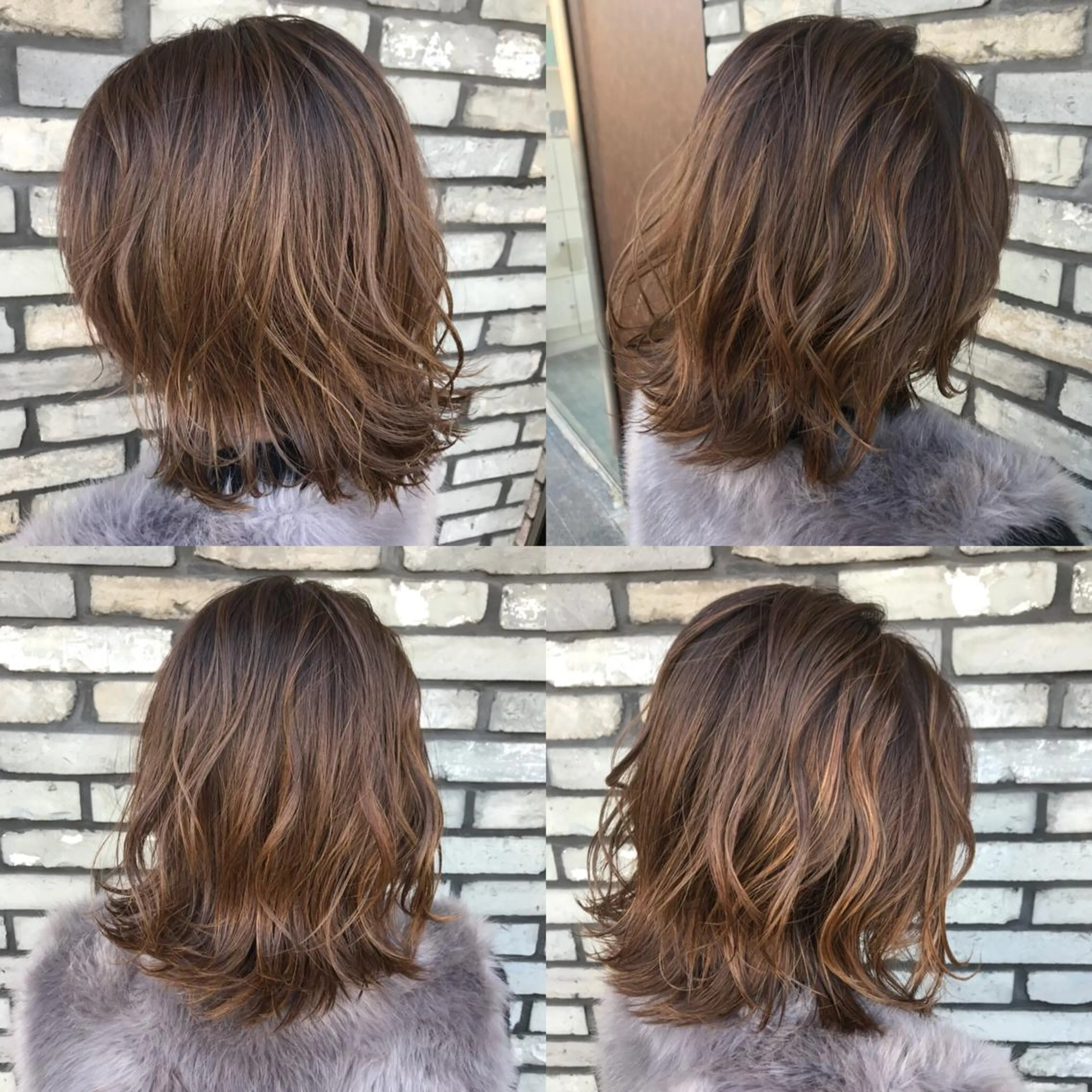 ミディアム カラー グラデーションカラー ハイライトカラー ハイライト 似合わせ/ブリーチ カラー.岡田友仁のヘアスタイル