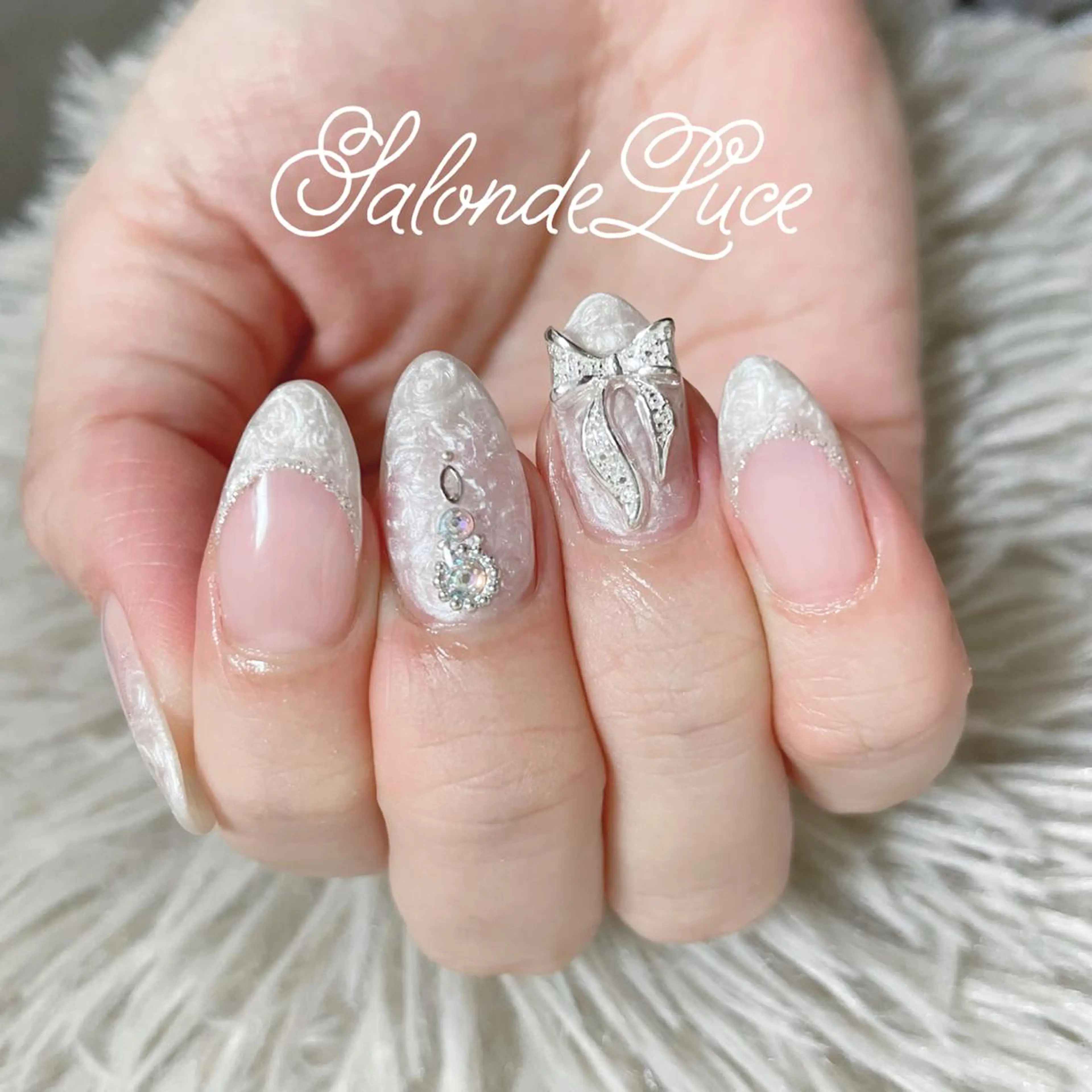 ネイル ブライダルネイル ハンドネイル Salon de Luceのネイルデザイン