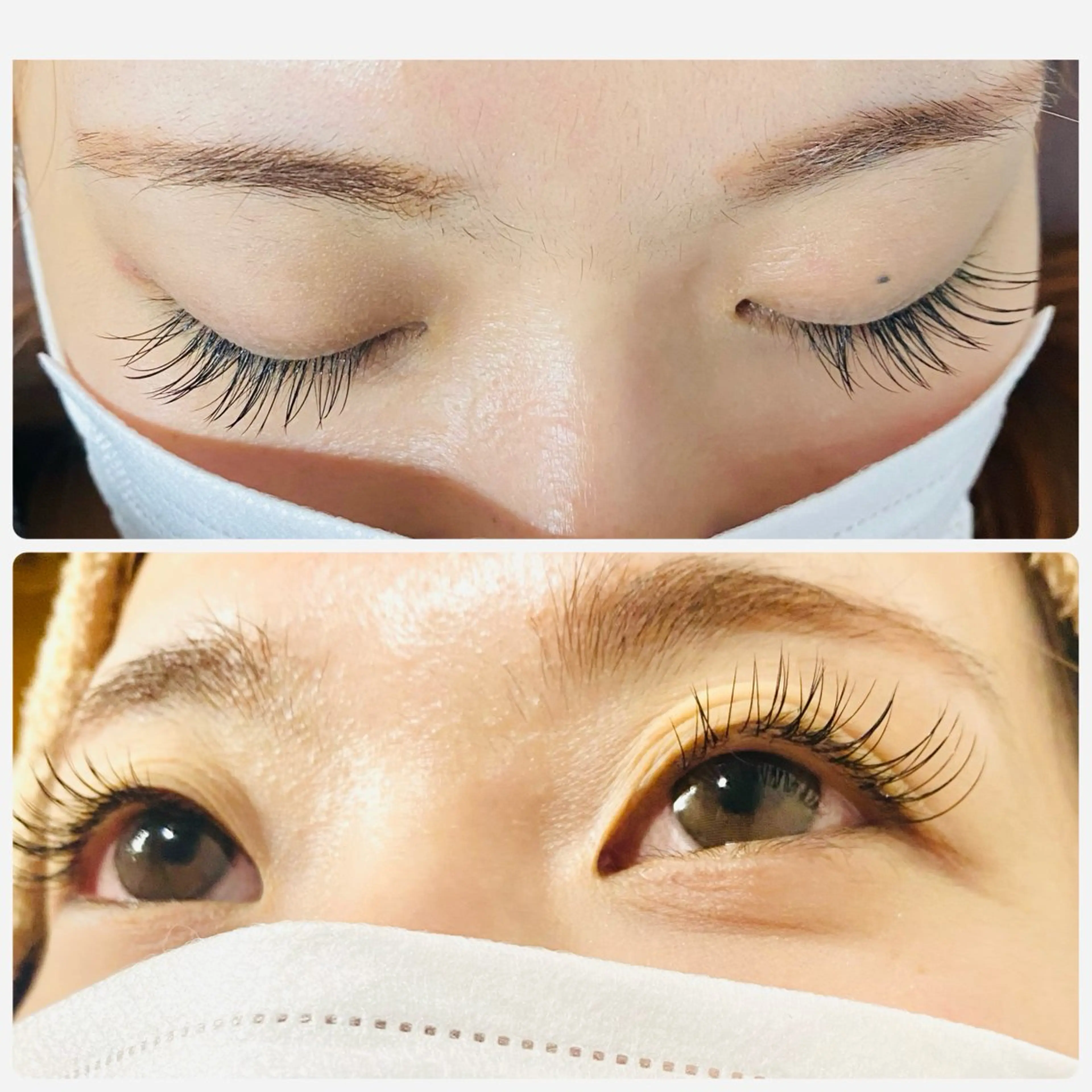 マツエク・マツパ ミンク 安達 瑛里花のマツエク・マツパデザイン