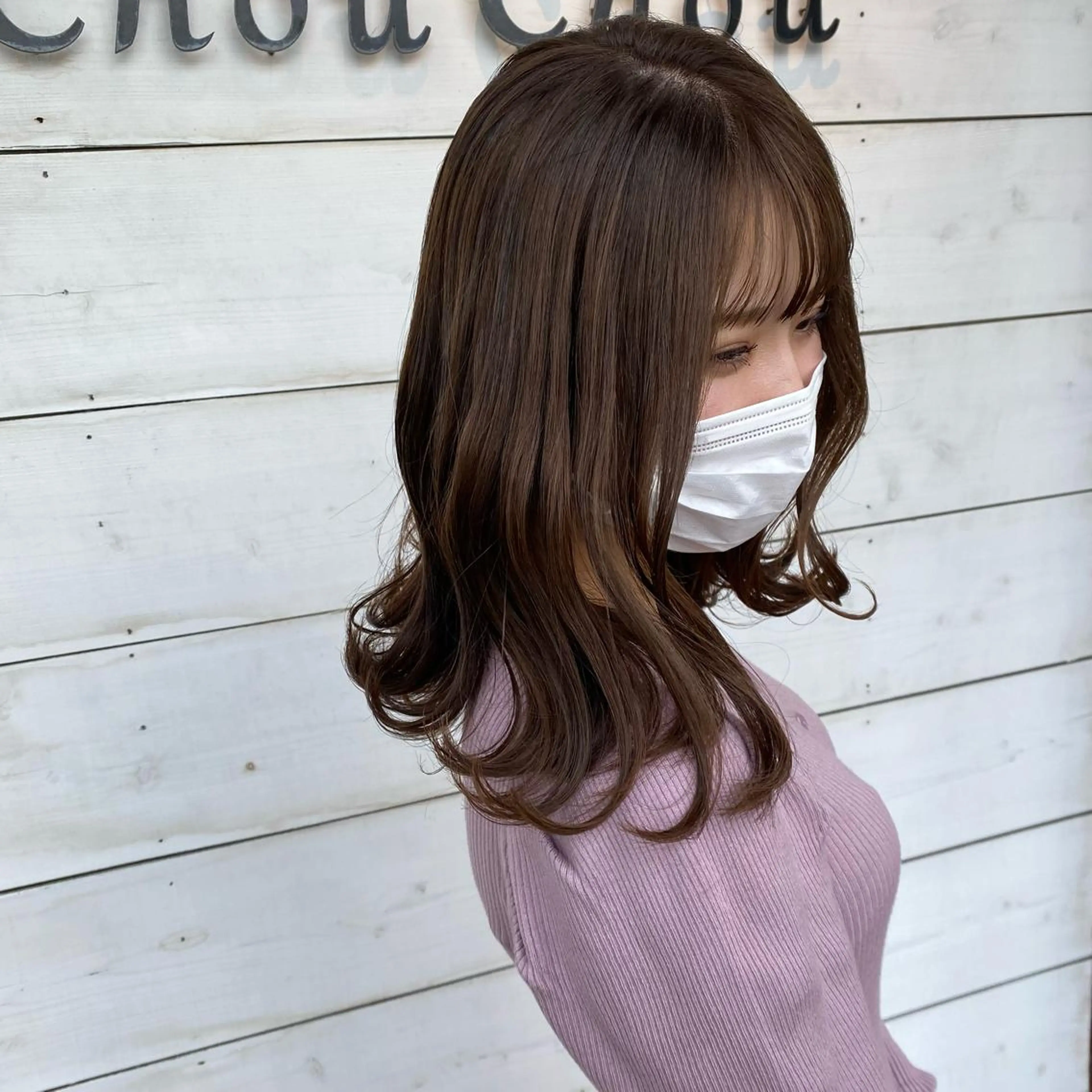 ミディアム ému エミュ　hair &spa所属・近藤 みゅうまのヘアスタイル