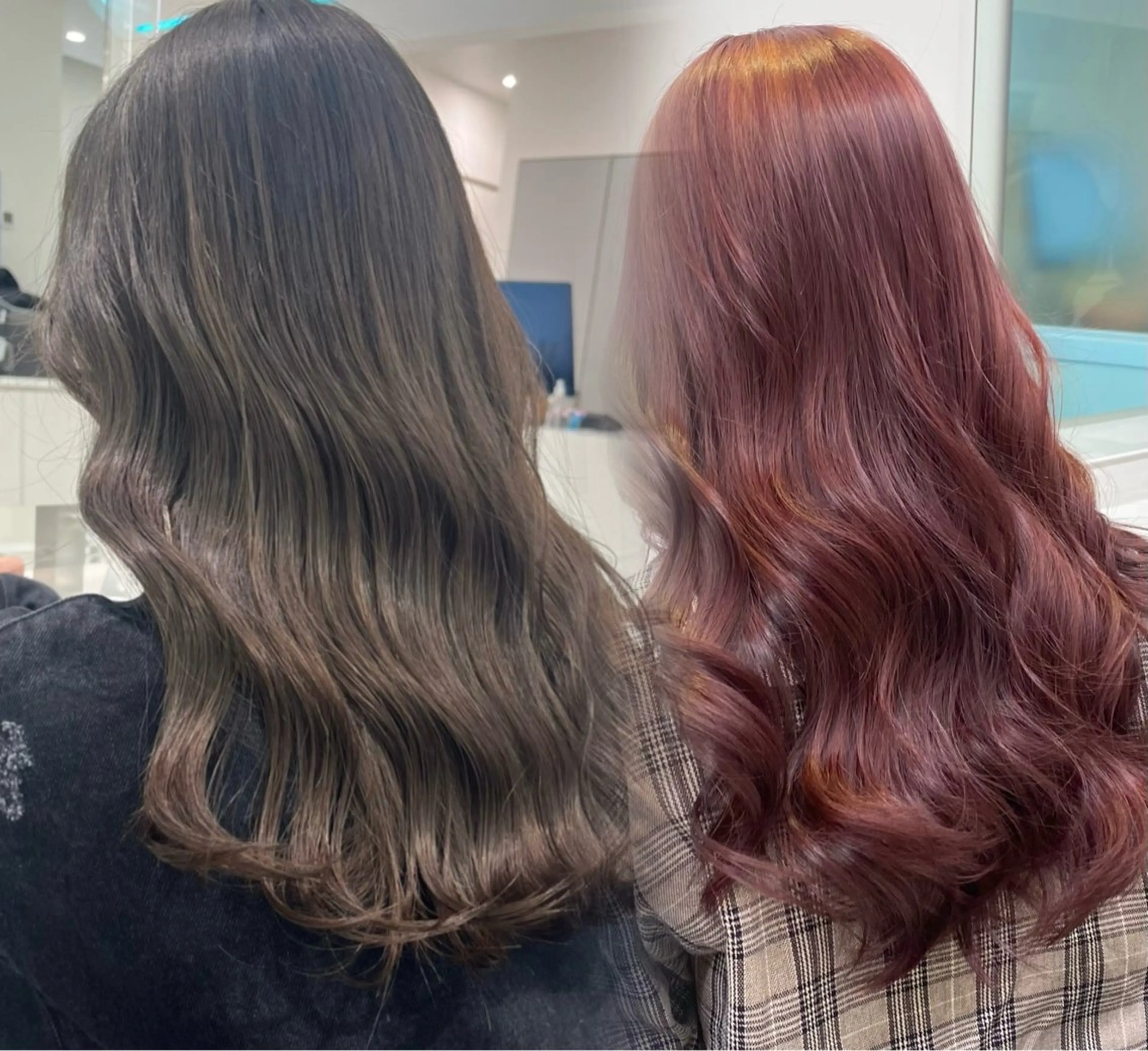 セミロング レイヤーカット ヘアカラー ケアブリーチ🌟 ♢WATARU♢のヘアスタイル