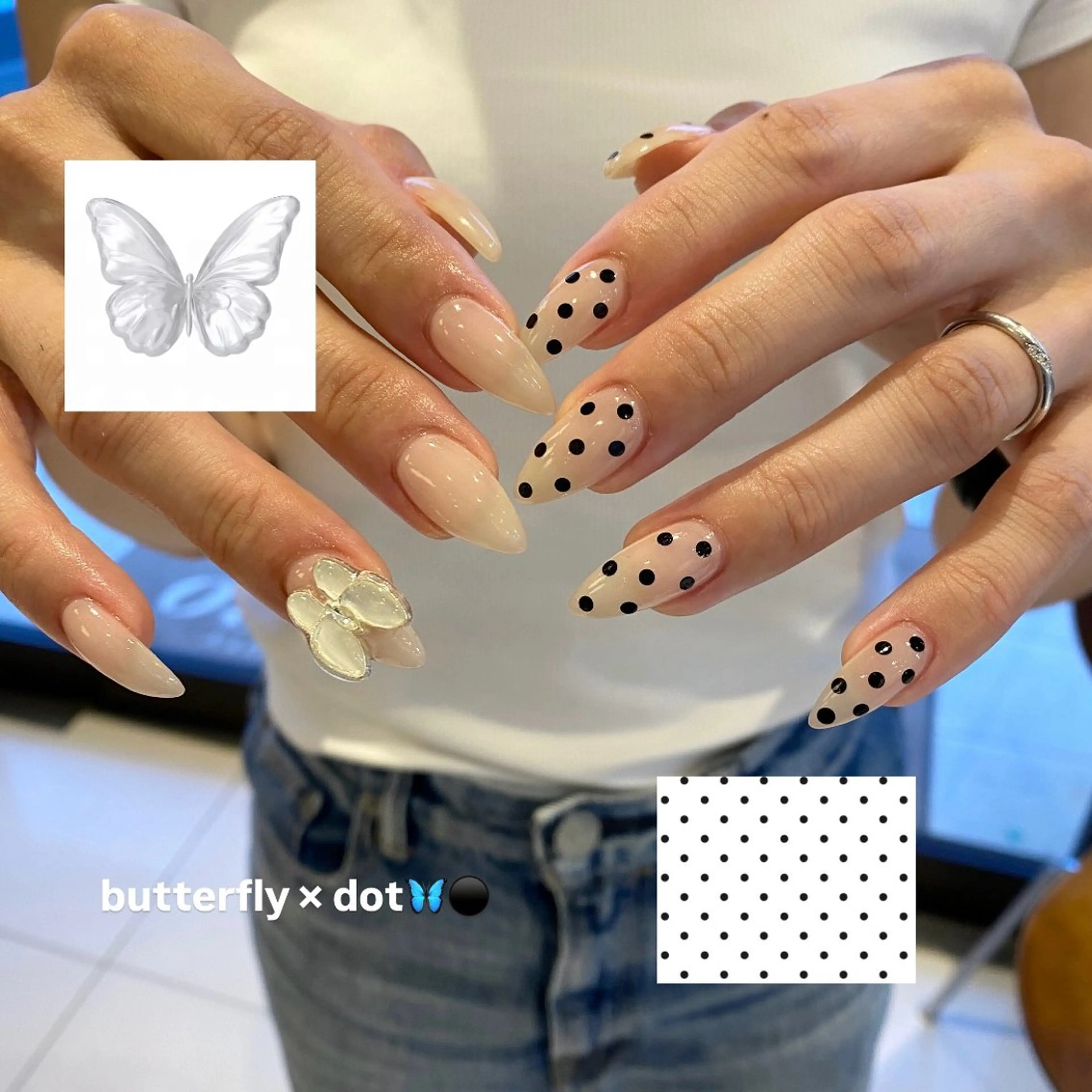 ネイル ハンドネイル Allure小山店 アミのネイルデザイン