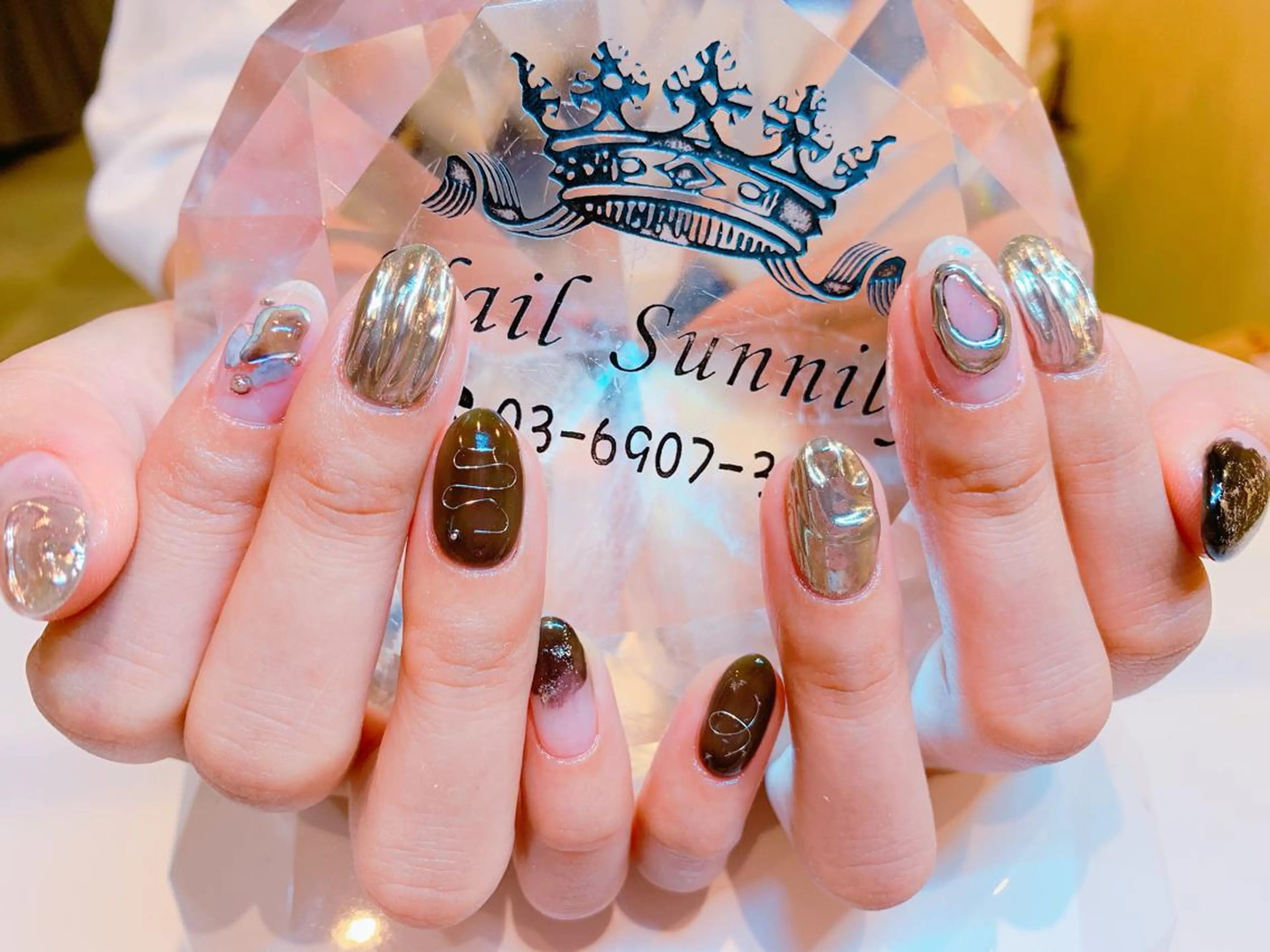 ネイル 長さだし専門店 M2　rikaのネイルデザイン