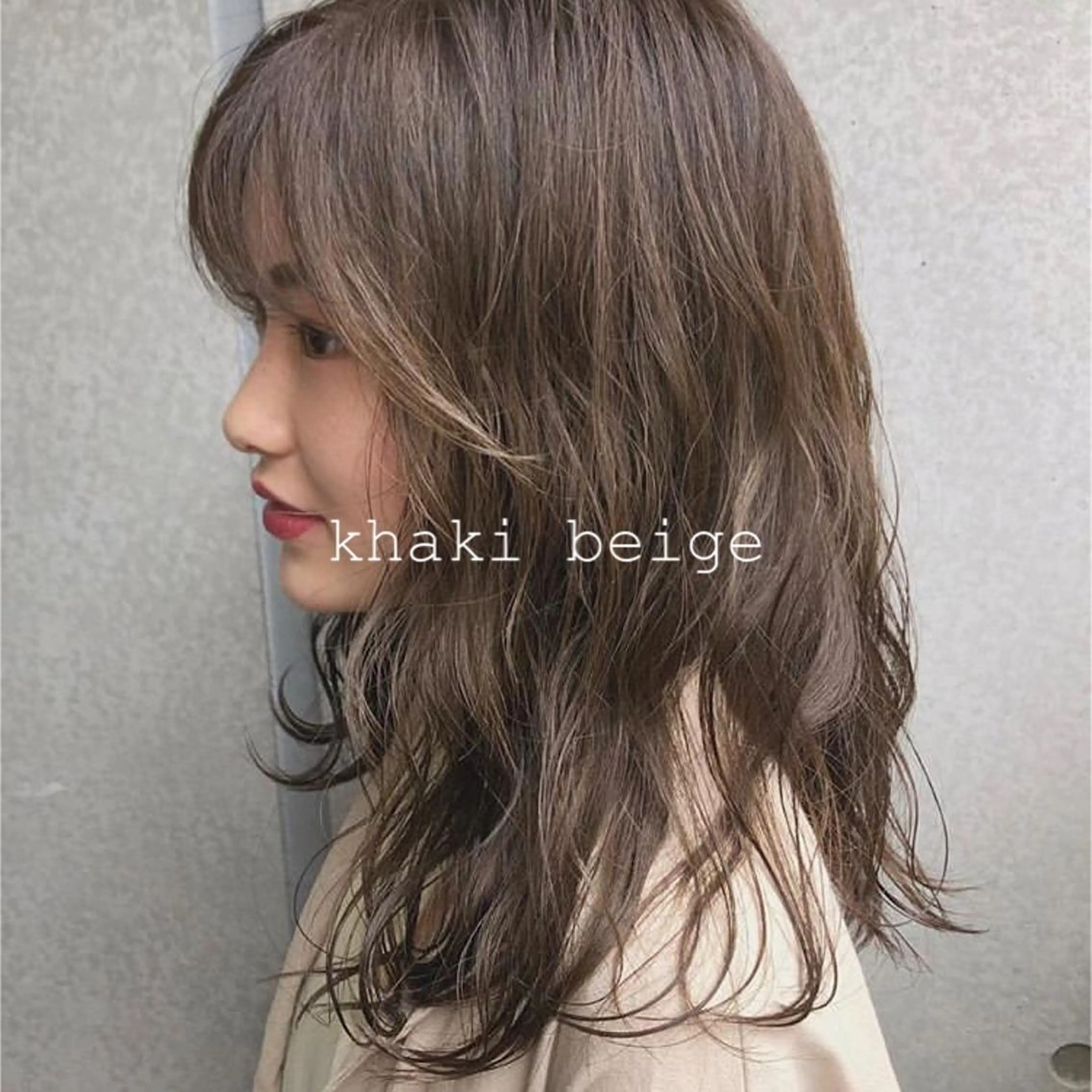 ミディアム カラー 🤎ベージュカラー 🐶メンズパーマのヘアスタイル