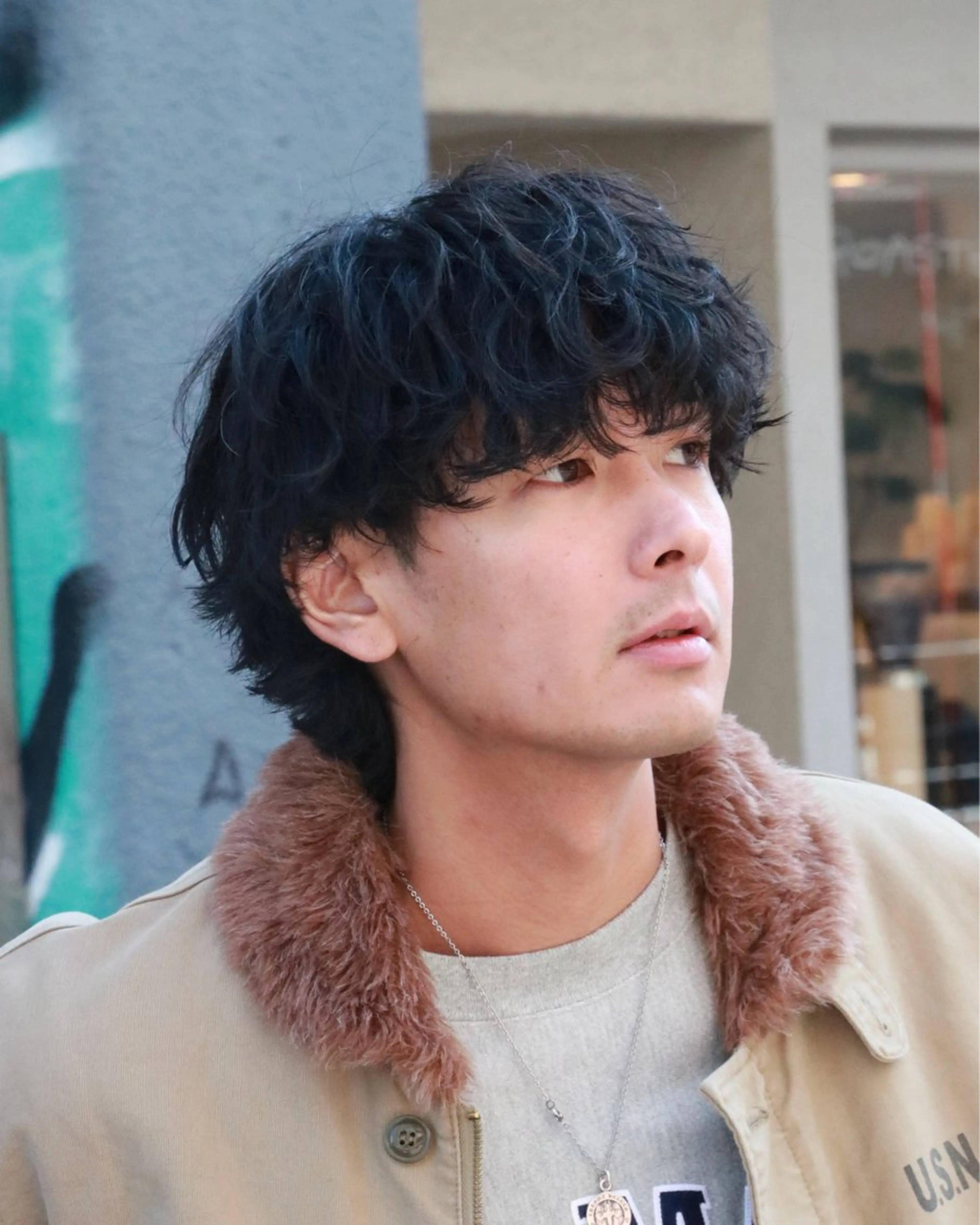 カラー パーマ メンズ カット パーマ RACCOON.TOKYO 渋谷店所属・メンズカット🐺 パーマ特化🔥舜のヘアスタイル