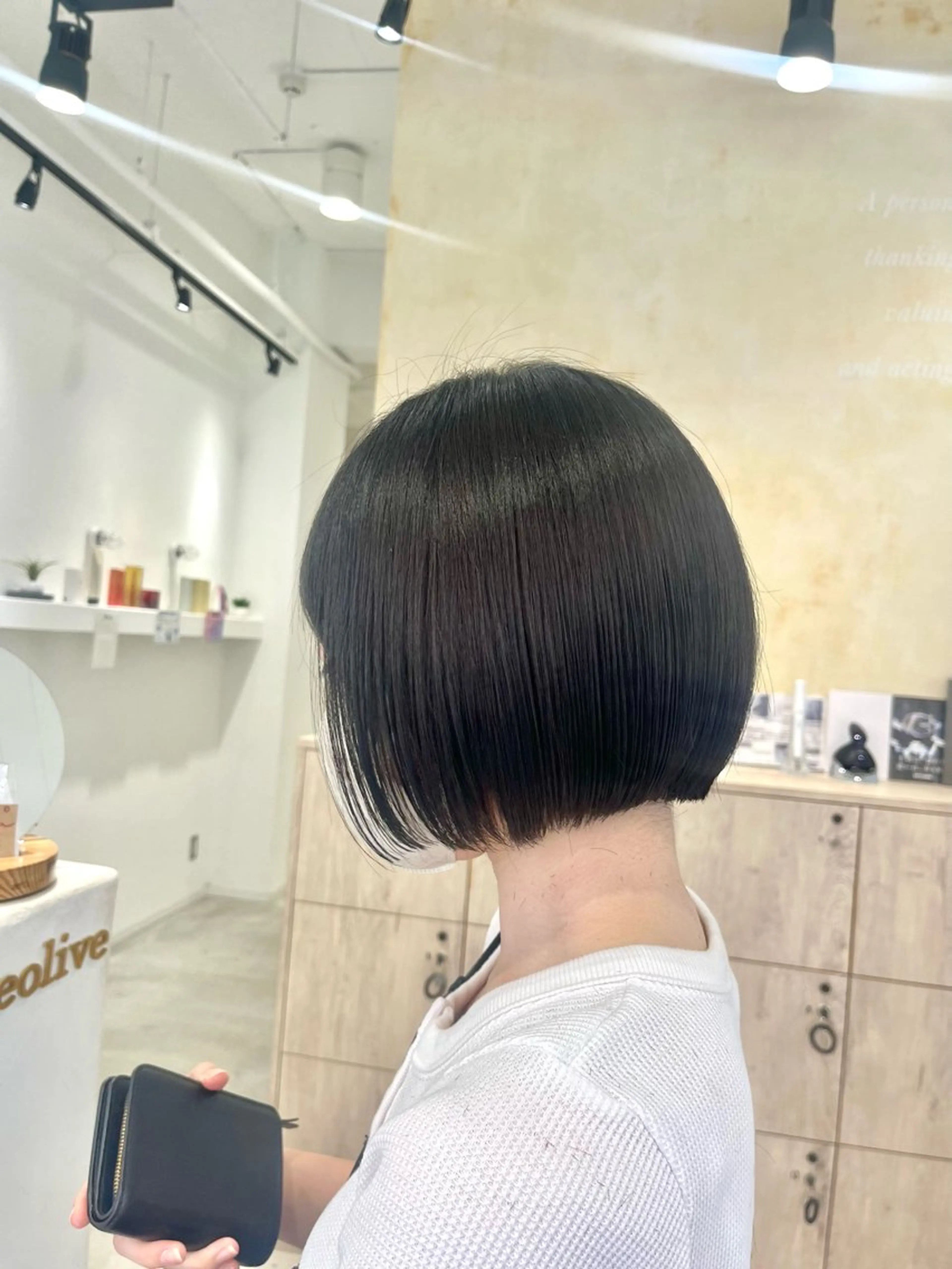 ショート カット 縮毛矯正 ボブ/美髪矯正 /佐藤　奈巳のヘアスタイル