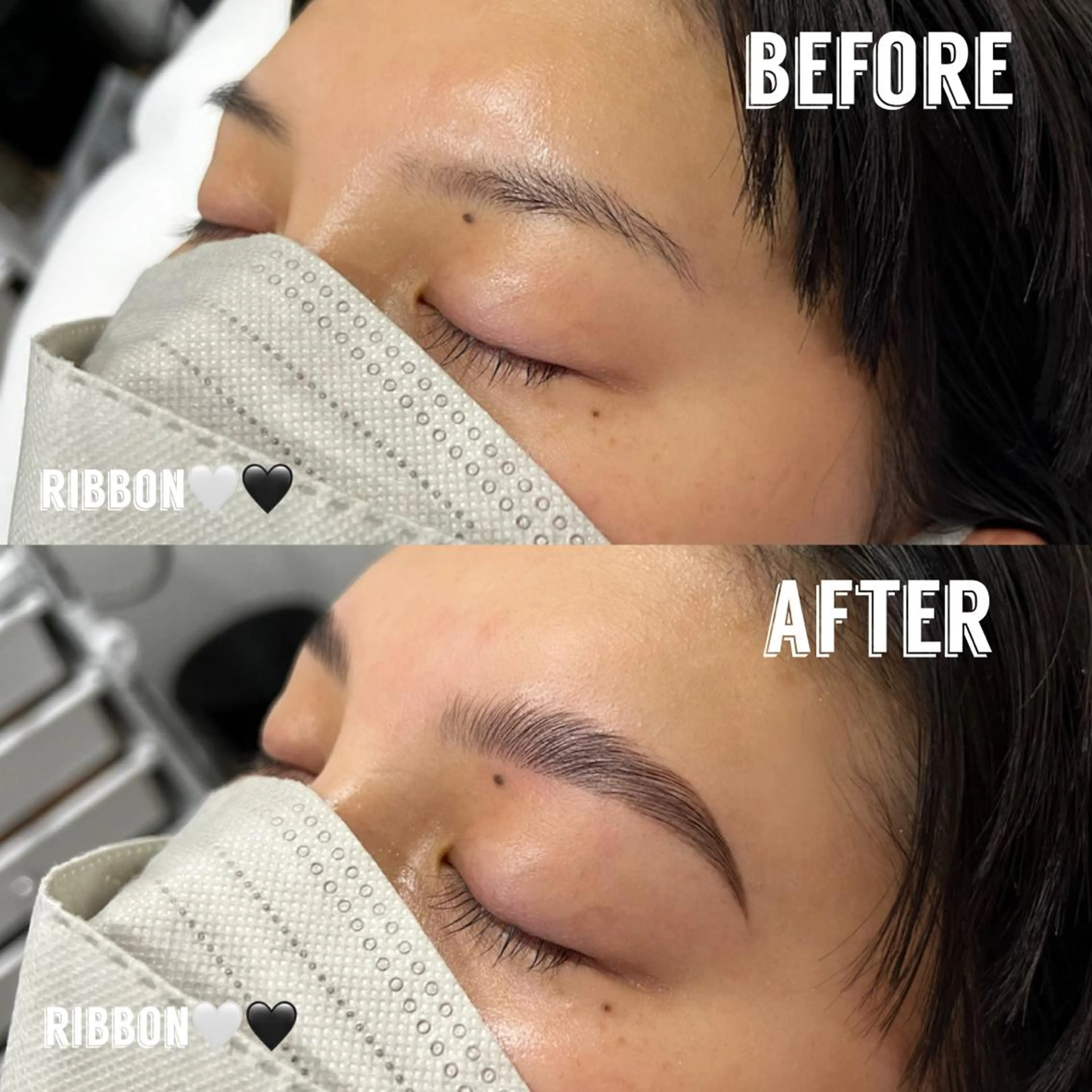 アイブロウ ワックス脱毛 その他(アイブロウ) Ribbon京都駅前店所属・KYOKO 🖤の眉毛・アイブロウイメージ