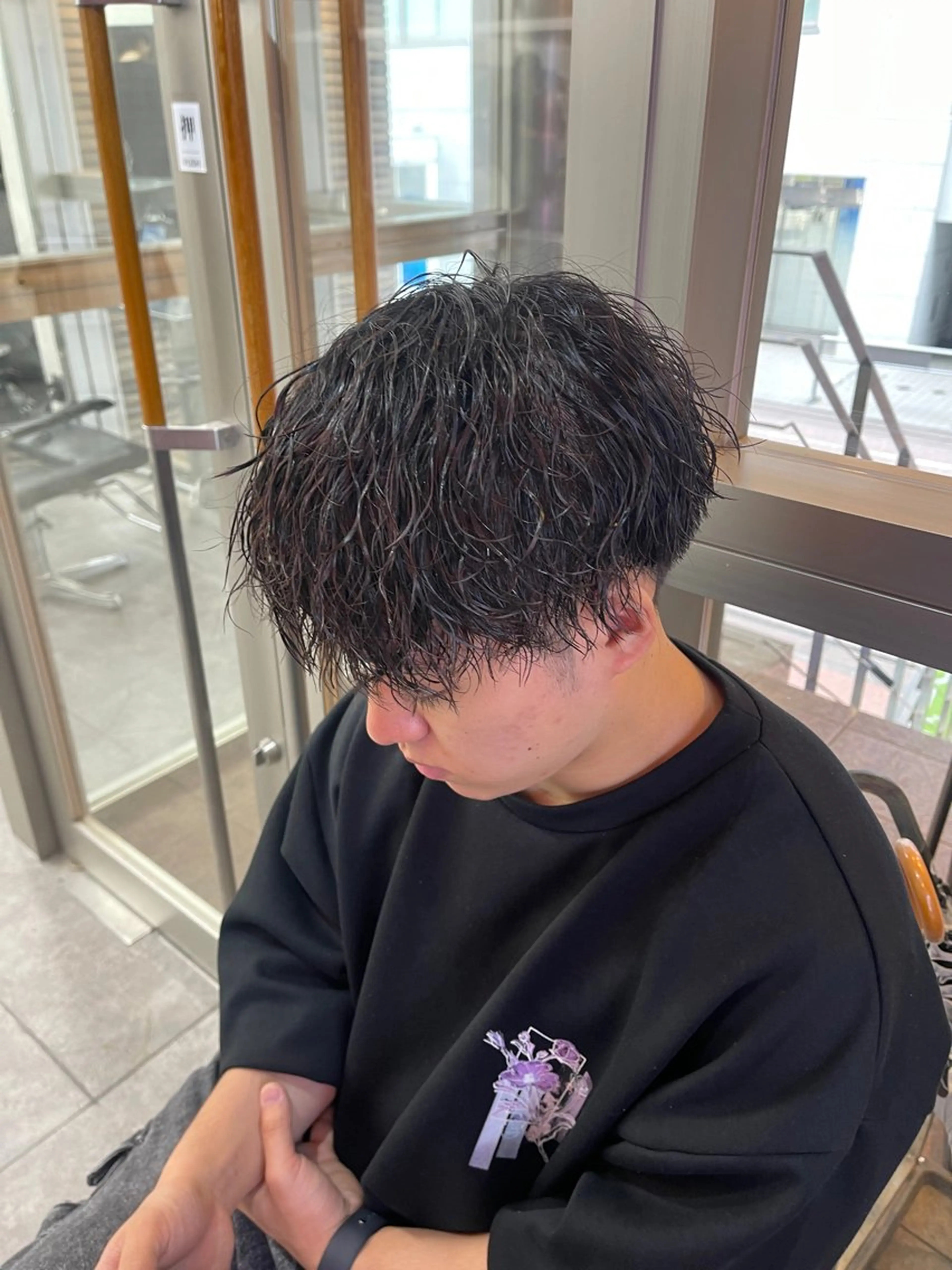 パーマ メンズ メンズブリーチ メンズパーマ えーき/渋谷No.1 /メンズヘア/当日割のヘアスタイル