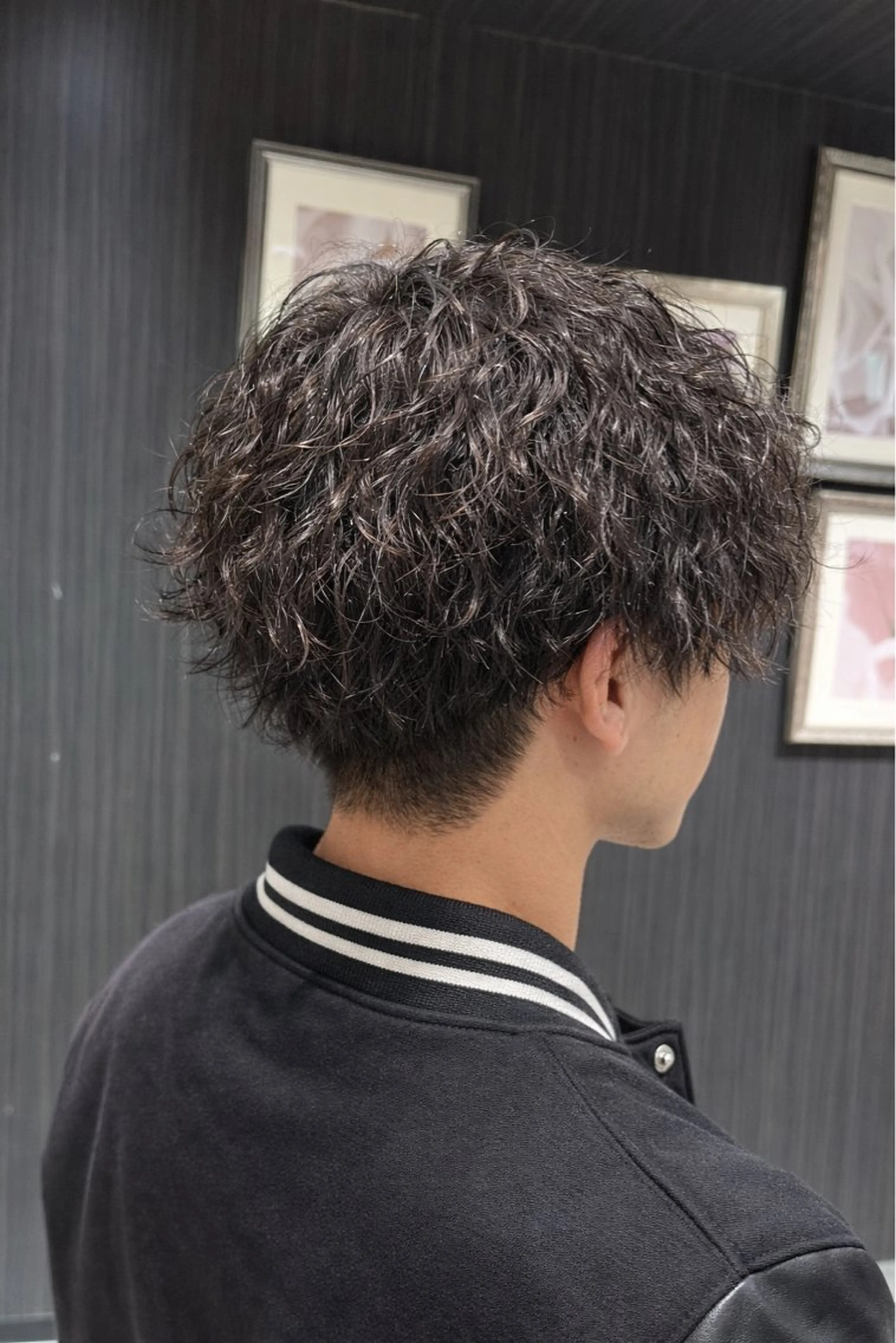 パーマ メンズ マッシュ メンズパーマ ツイストスパイラルパーマ スパイラルパーマ 山路 悠佳のヘアスタイル