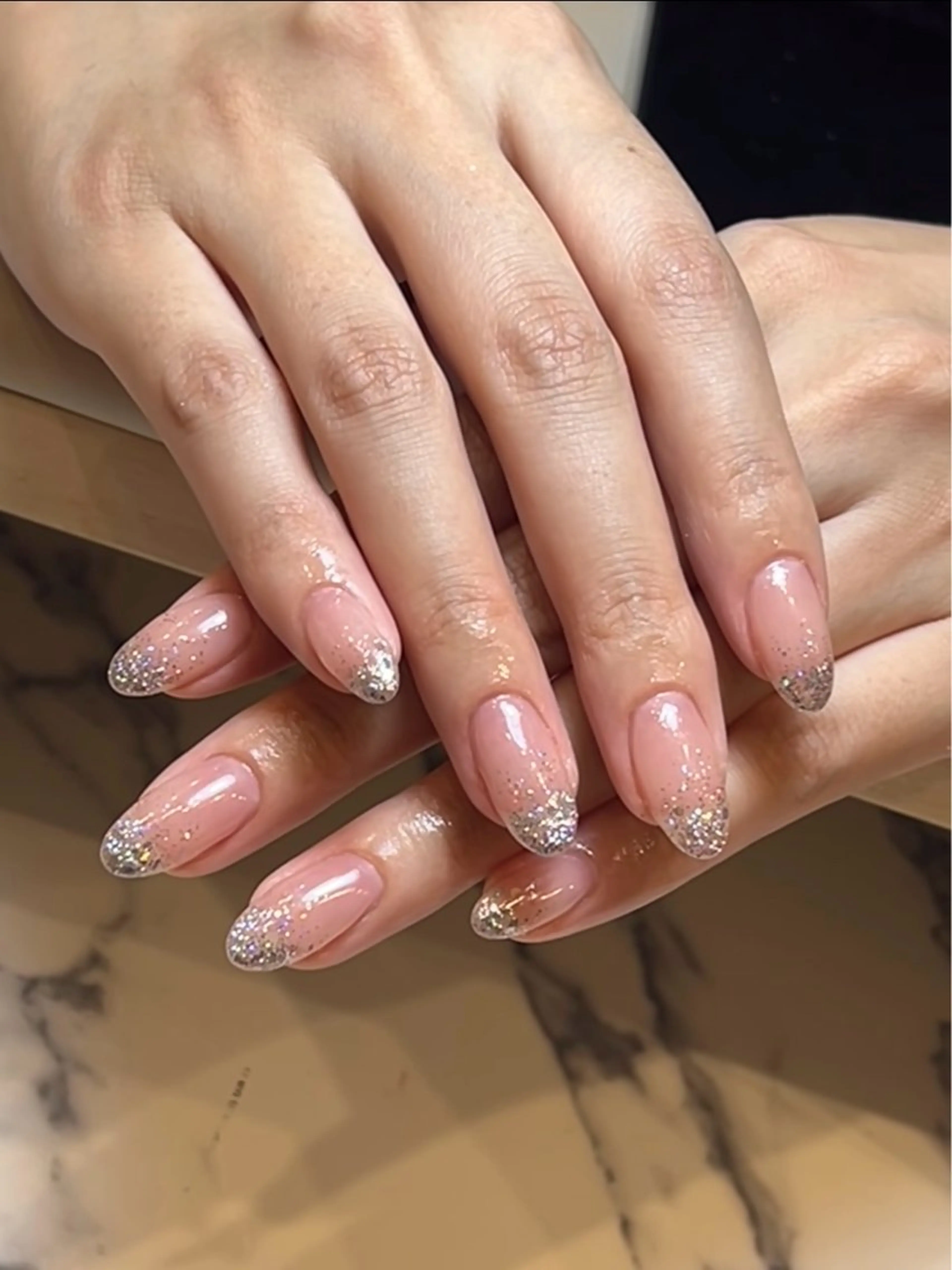 「ロコミ不可」💅 オフあり ラメグラデーションの写真