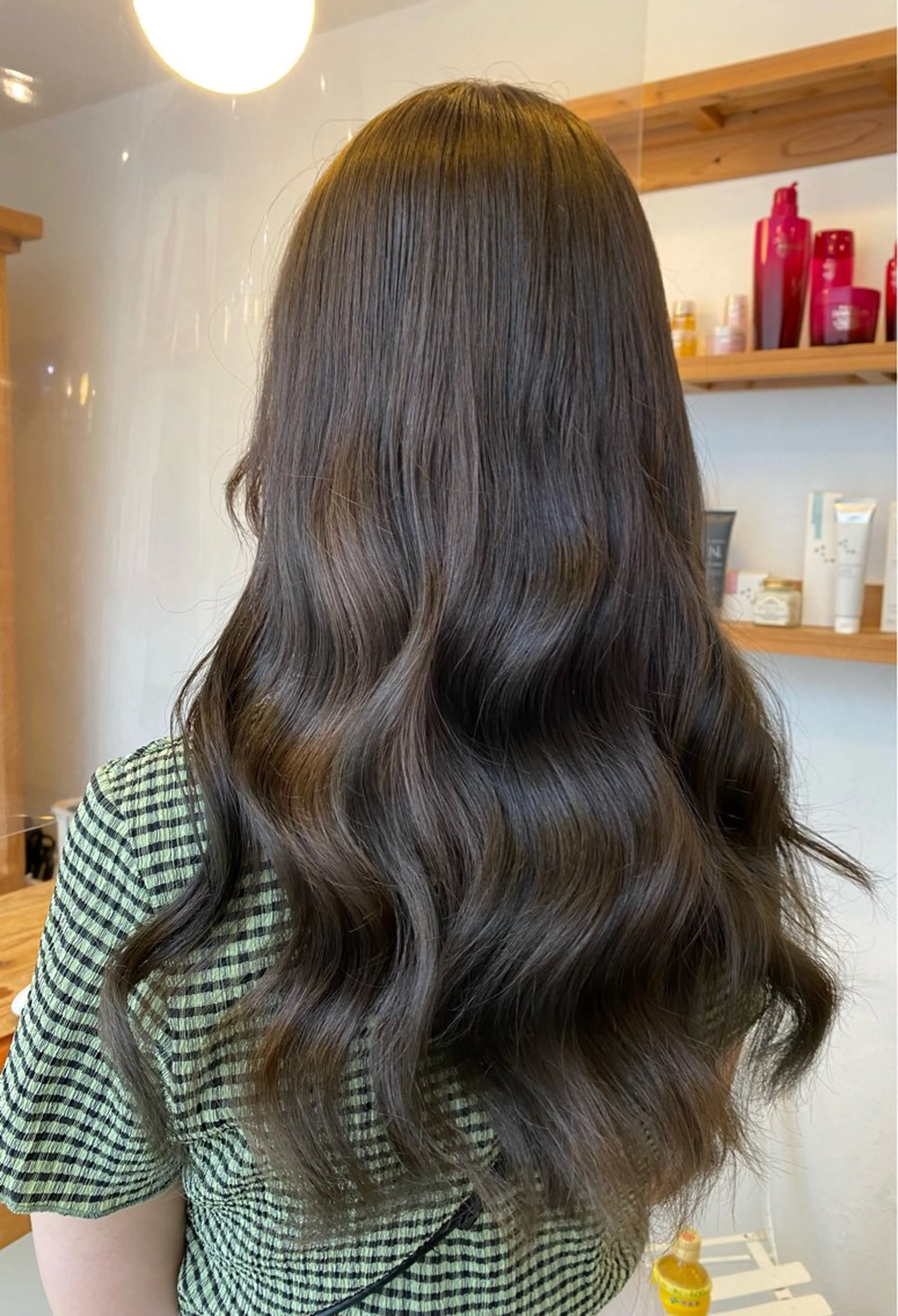 セミロング カラー 韓国JUNOヘア narumi‎🤍のヘアスタイル