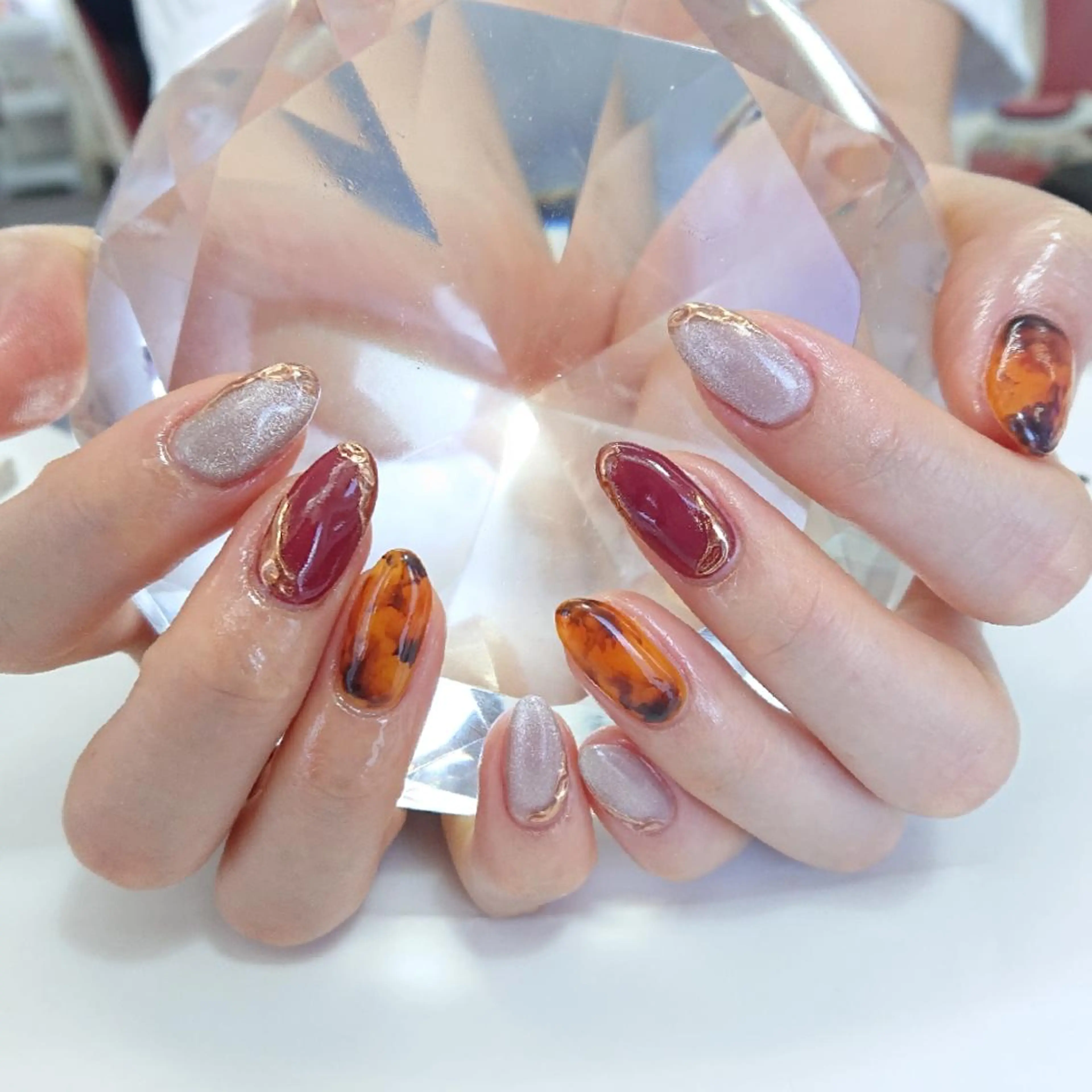 ネイル べっ甲ネイル Coco Girlsのネイルデザイン