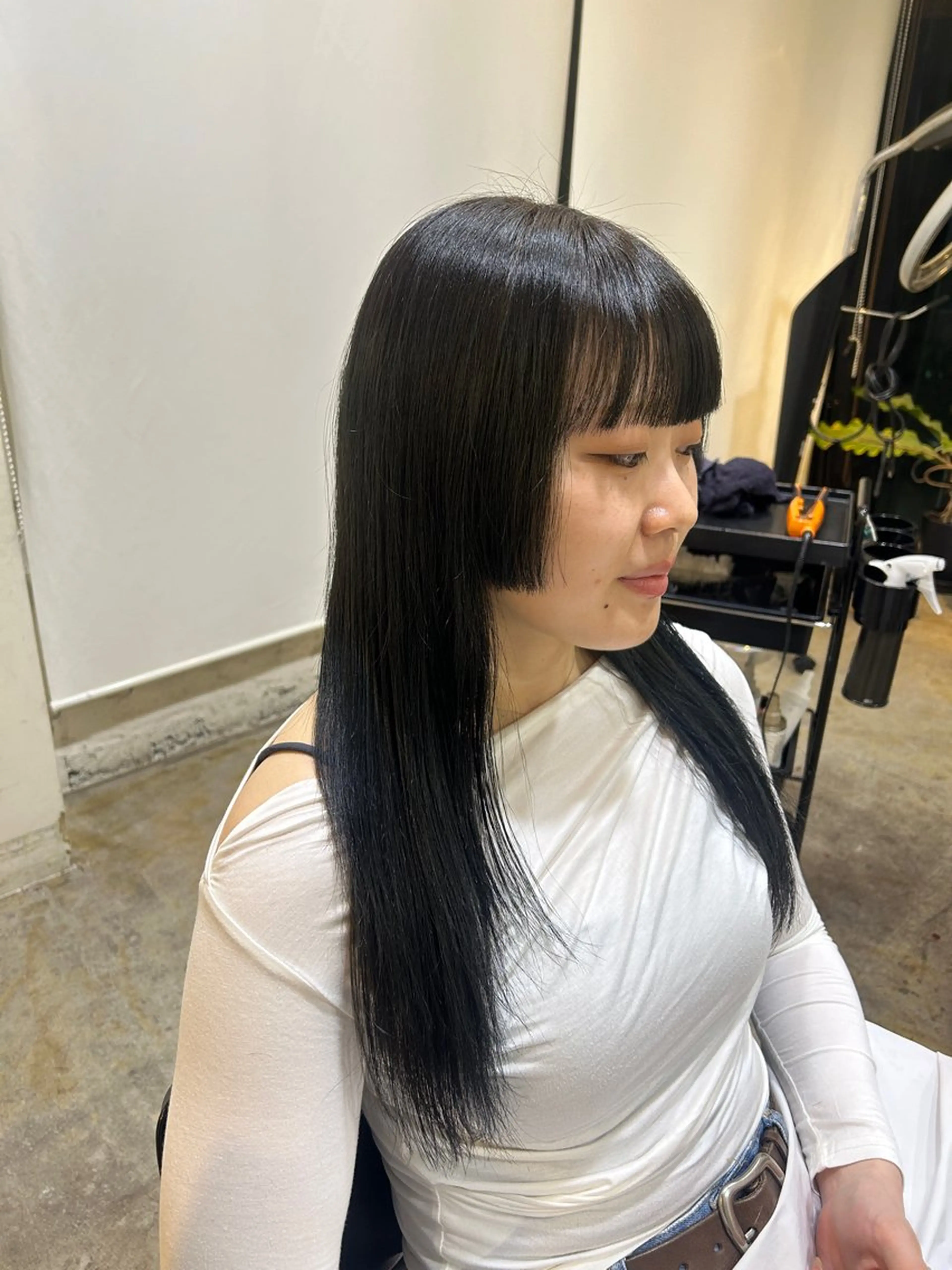 ロング カット トリートメント ナチュラル大人っぽい スタイル　MAORIのヘアスタイル