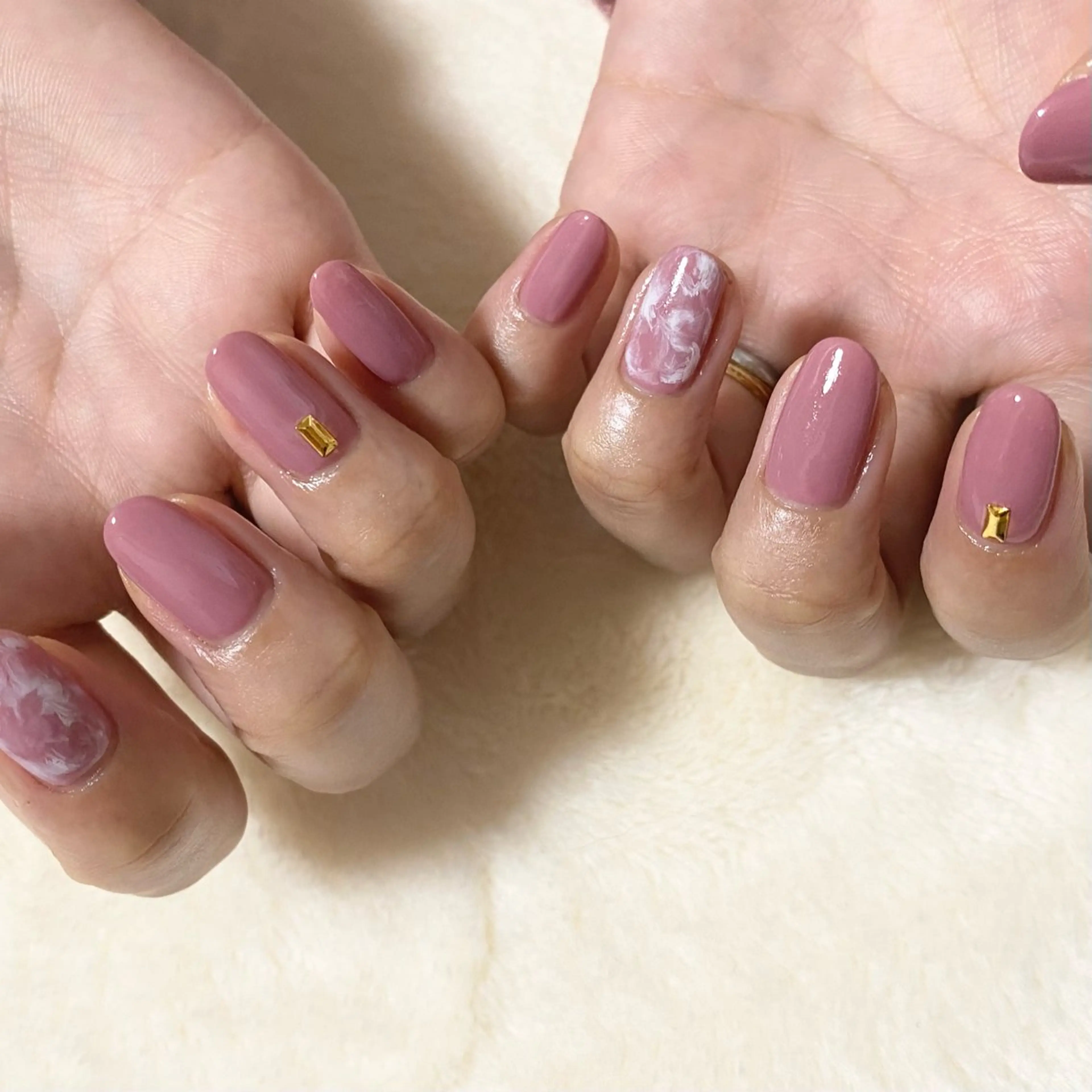 ネイル 大理石ネイル(マーブル) N.design mineのネイルデザイン