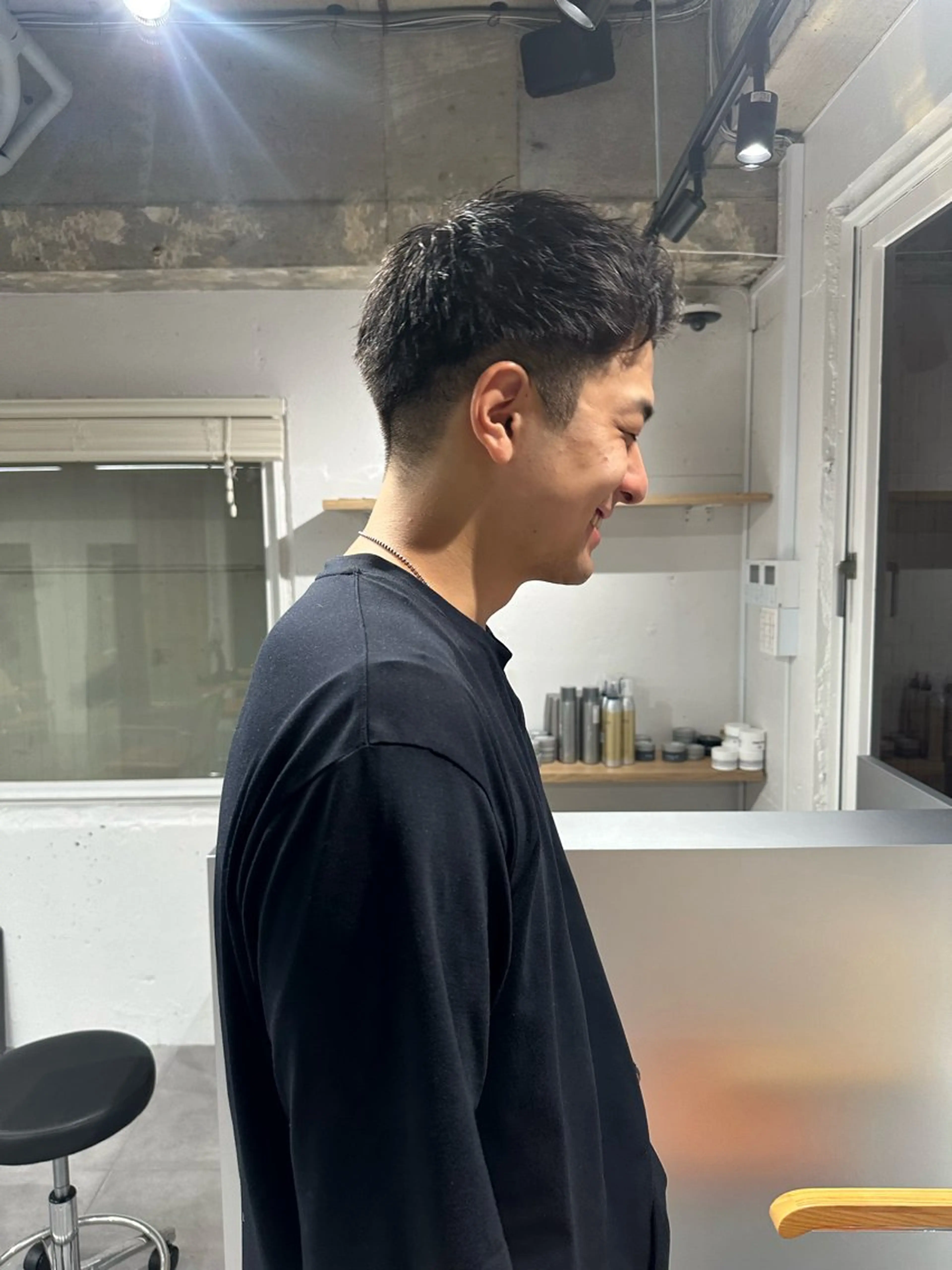 メンズ スパイキーショート 刈り上げ 🤍🌿Chisa /透け感ヘア🌿🤍のヘアスタイル