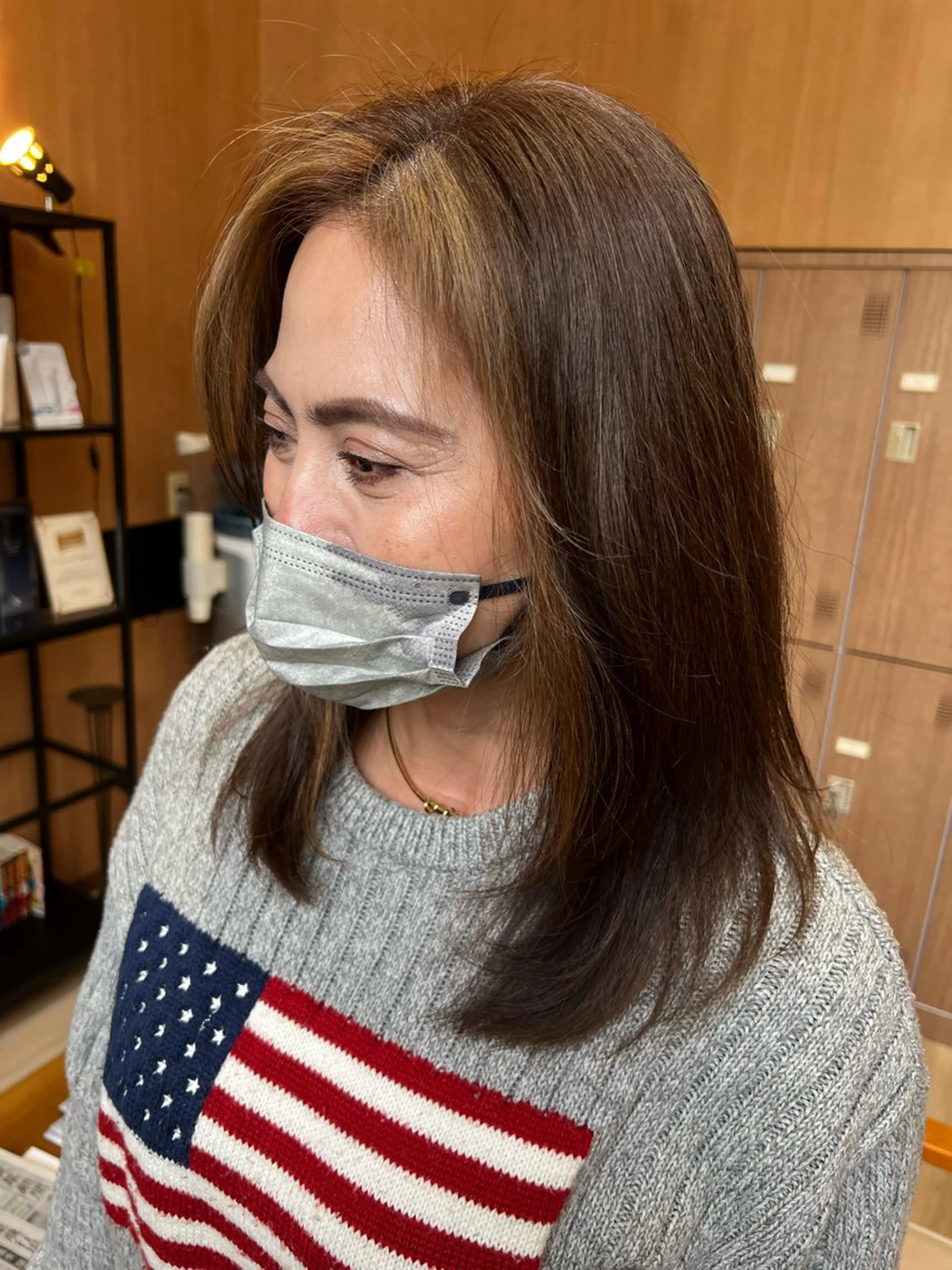 ミディアム ヘアカラー cyan所属・cyan Amiのヘアスタイル