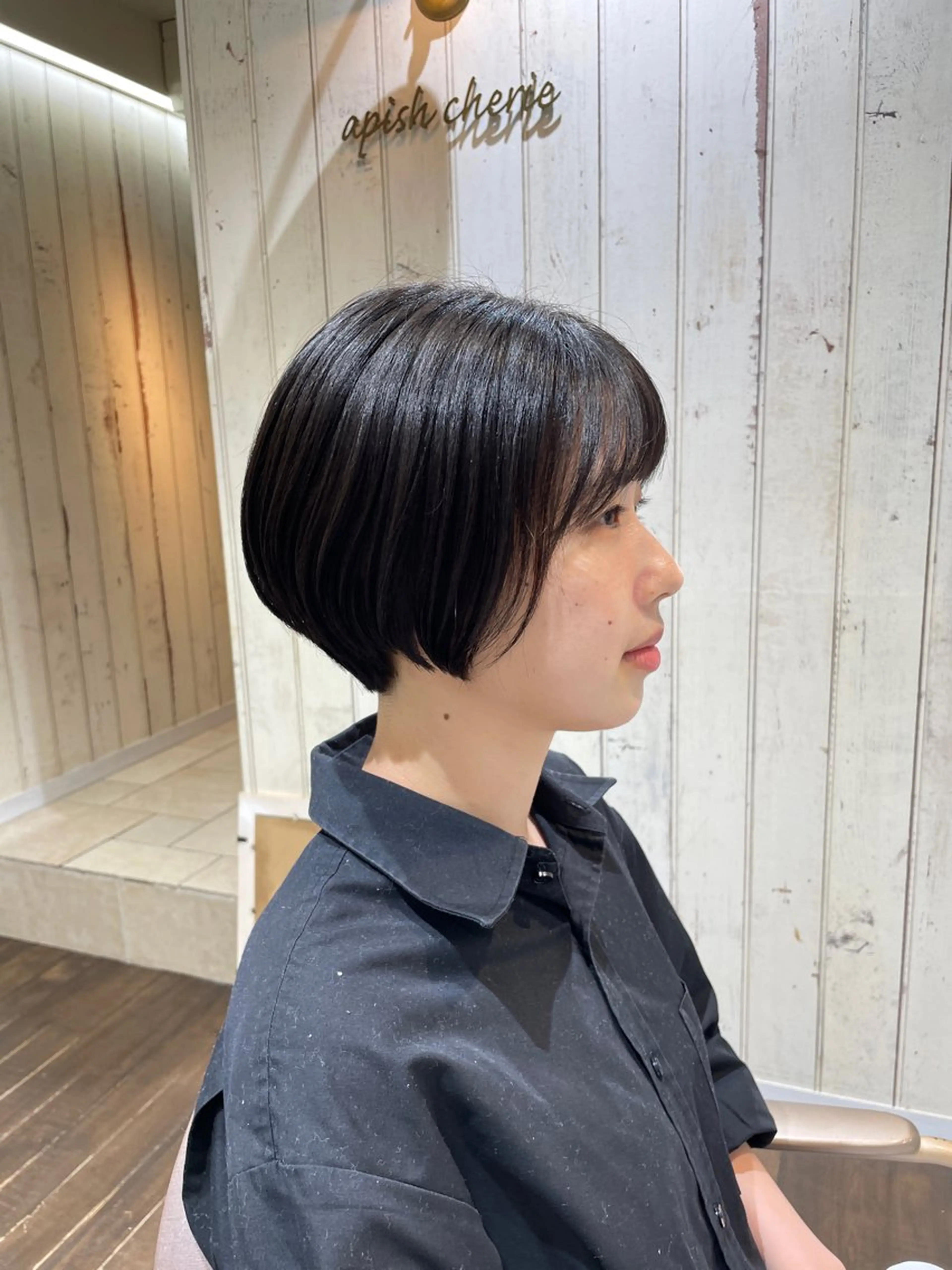 ショート ショートヘア 縮毛矯正/レイヤー /ひかるのヘアスタイル