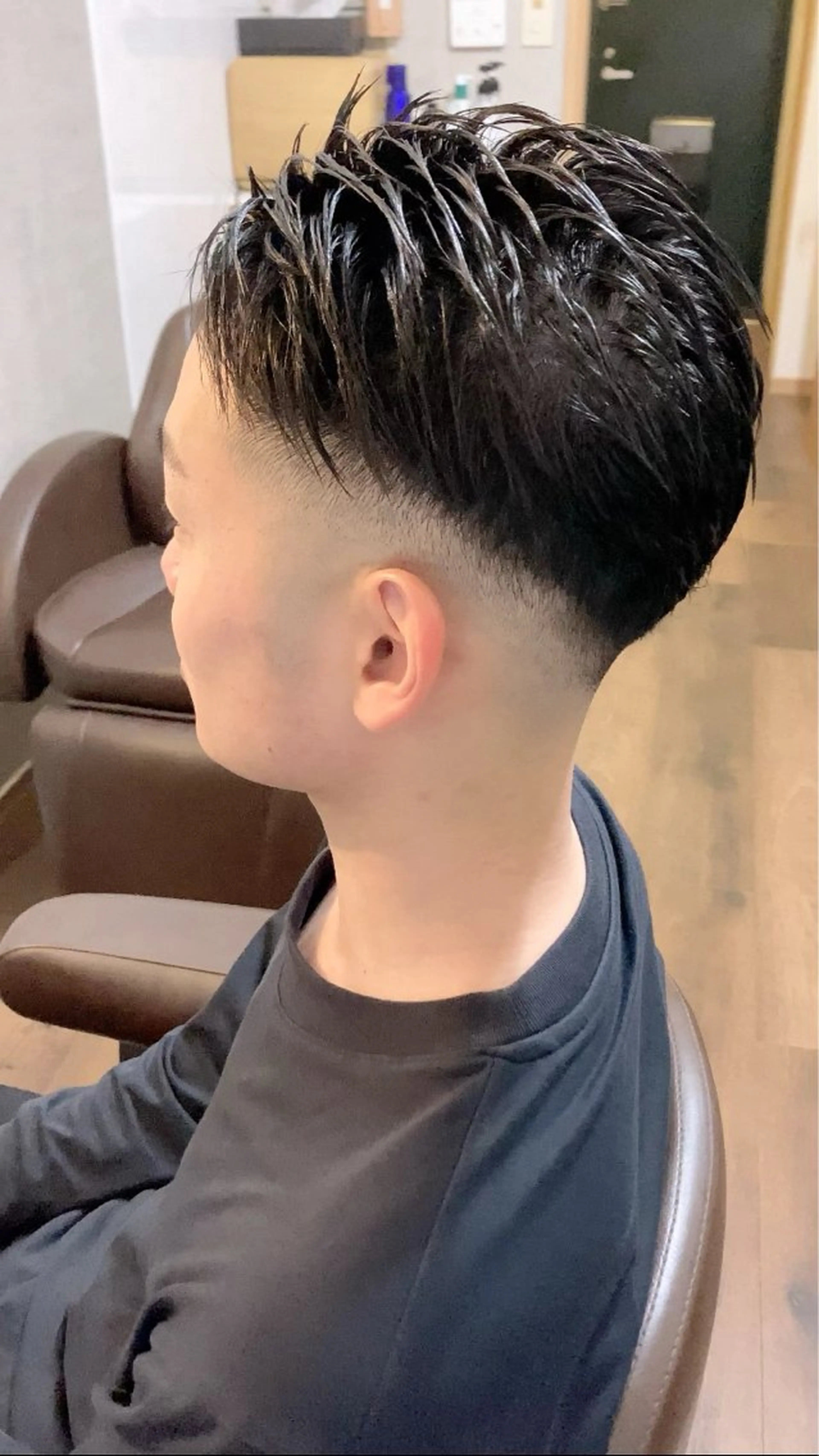 ショート メンズ フェードカット スキンフェード カット AUTHENTIC private mens hair salon所属・完全個室マンツーマン メンズサロン草野貴樹のヘアスタイル