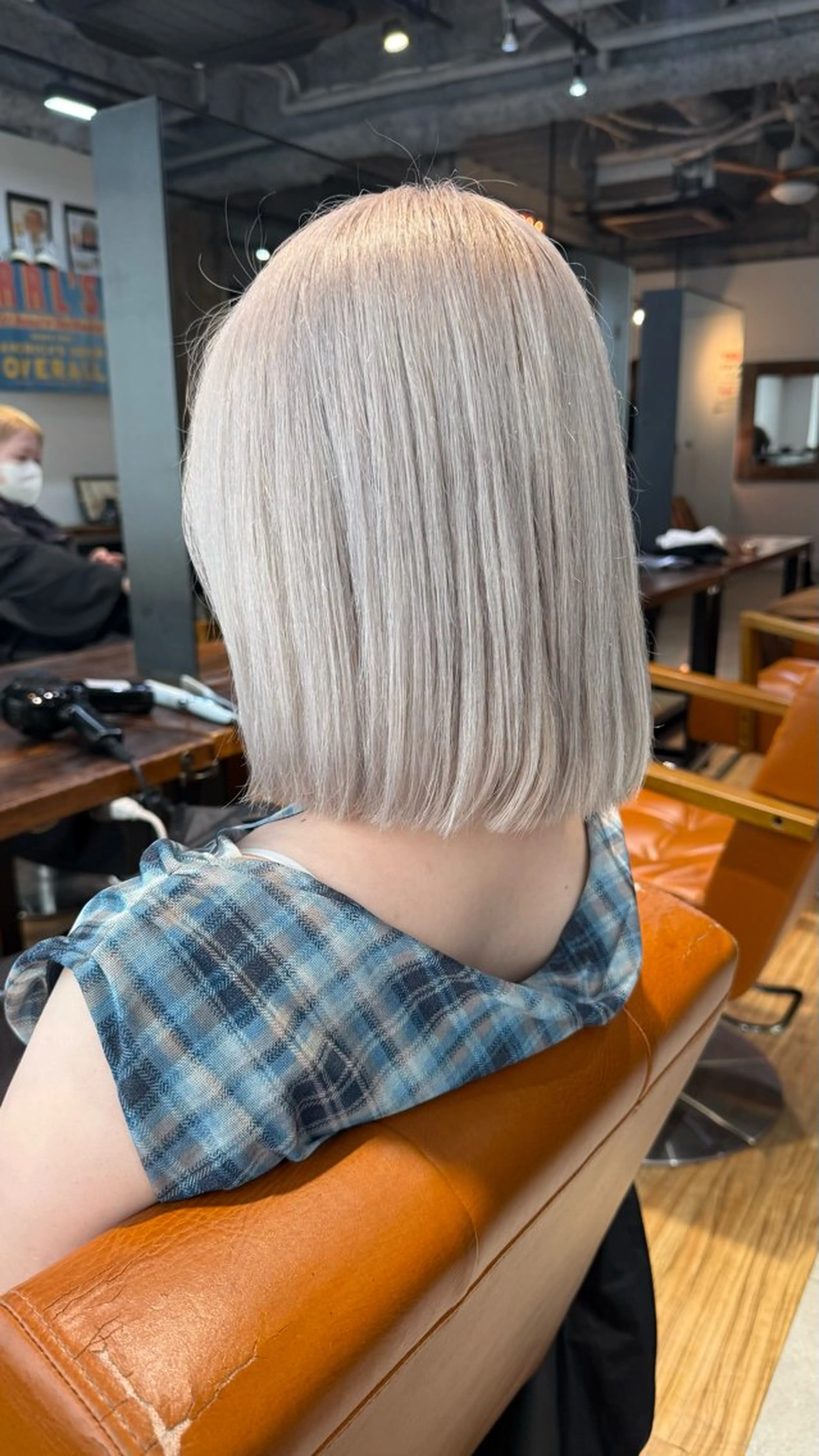 ミディアム カラー ブリーチ カット ヘアカラー トリートメント ヘアセット 💞艶カラー/ ブリーチ💞ユウカのヘアスタイル