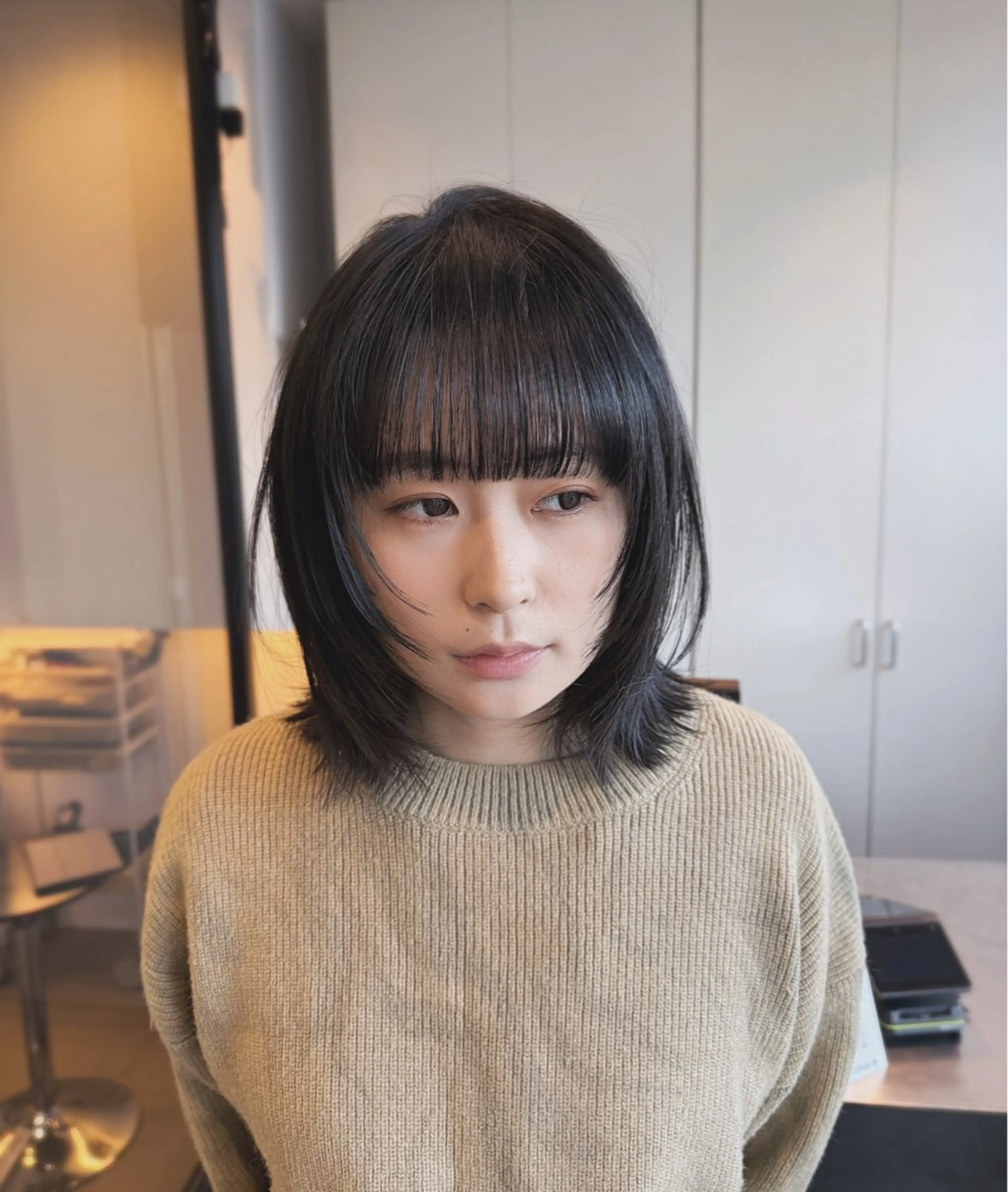 ミディアム カラー 🎀透明感カラー🎀 ENAのヘアスタイル