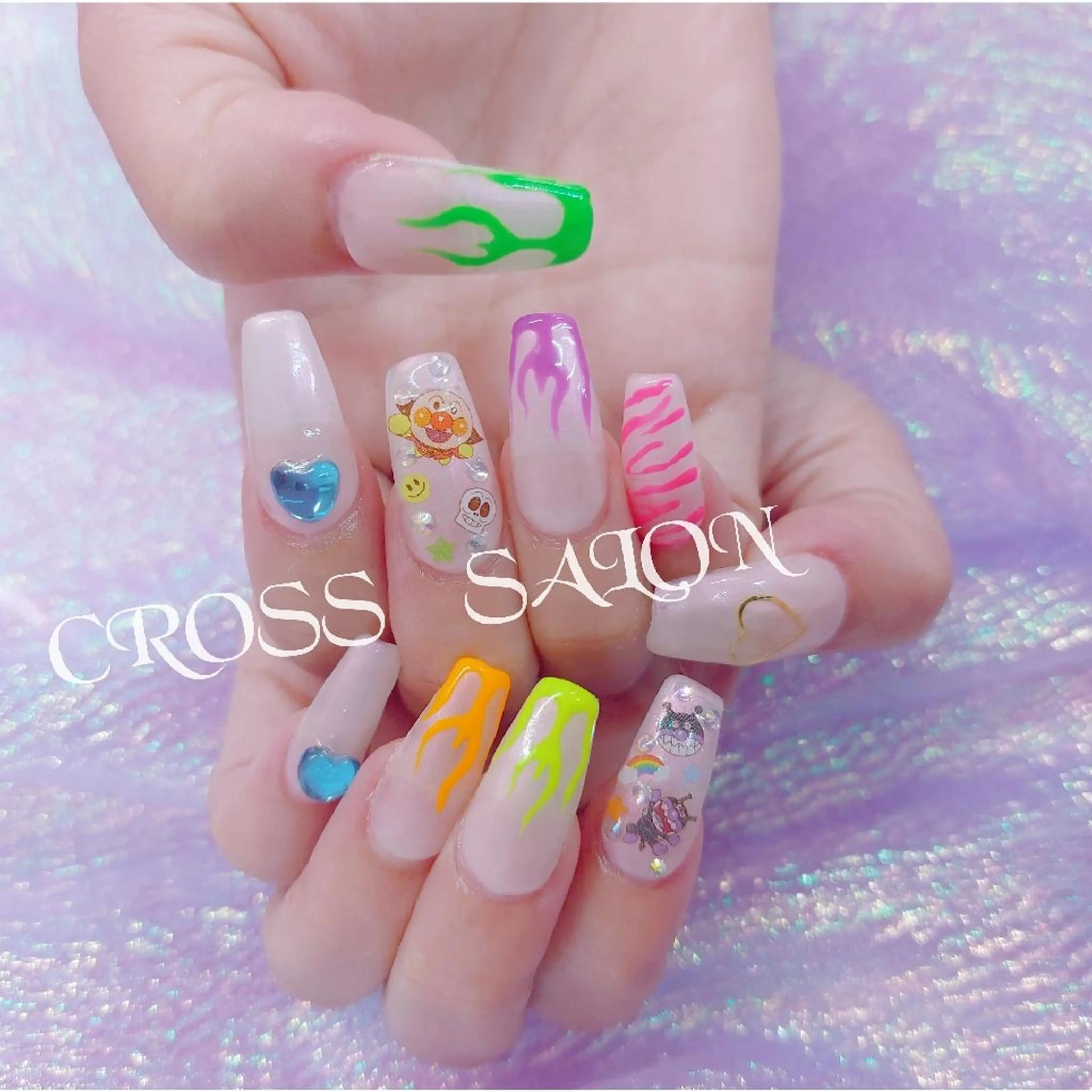 ネイル スカルプネイル ハンドネイル CROSS SALON/Lazy所属・CROSS  クロス　のネイルデザイン