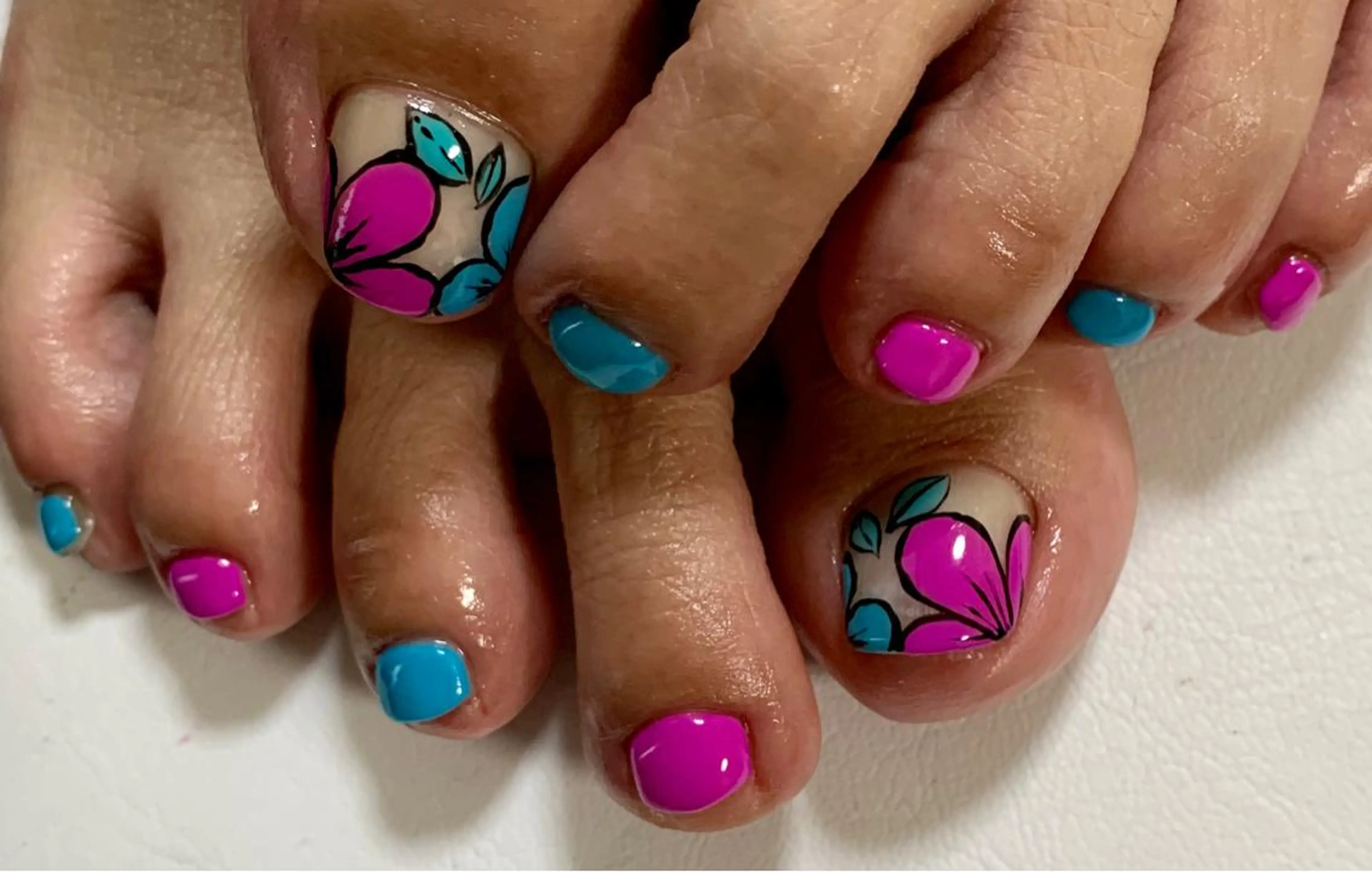 ネイル フットネイル Nail&Eyelash Amour(アムール)所属・山下 愛のネイルデザイン