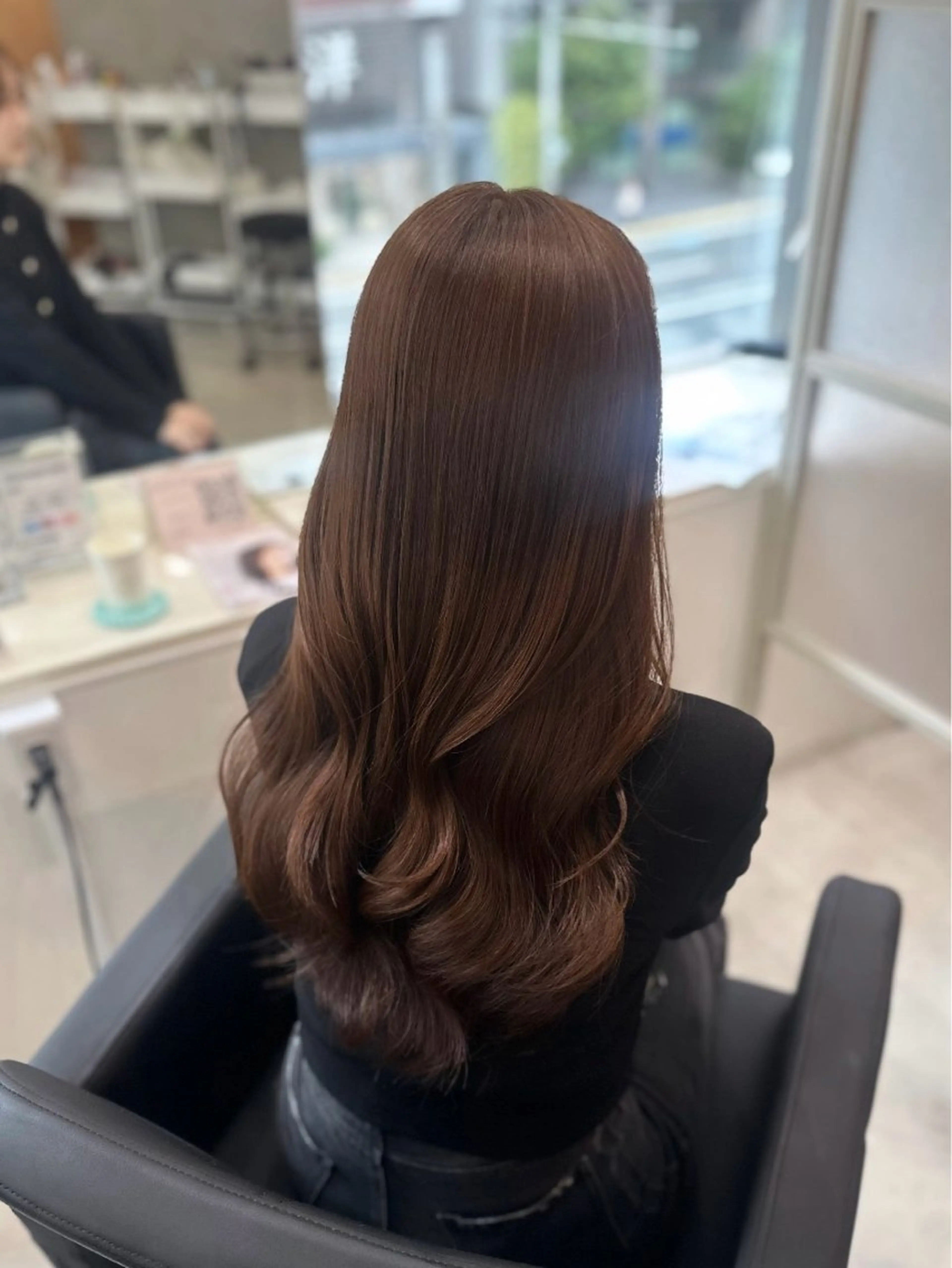 ロング カラー ブラウンカラー キャラメルブラウン カット ヘアカラー トリートメント 韓国ヘア/髪質改善 /natsuki🧸のヘアスタイル