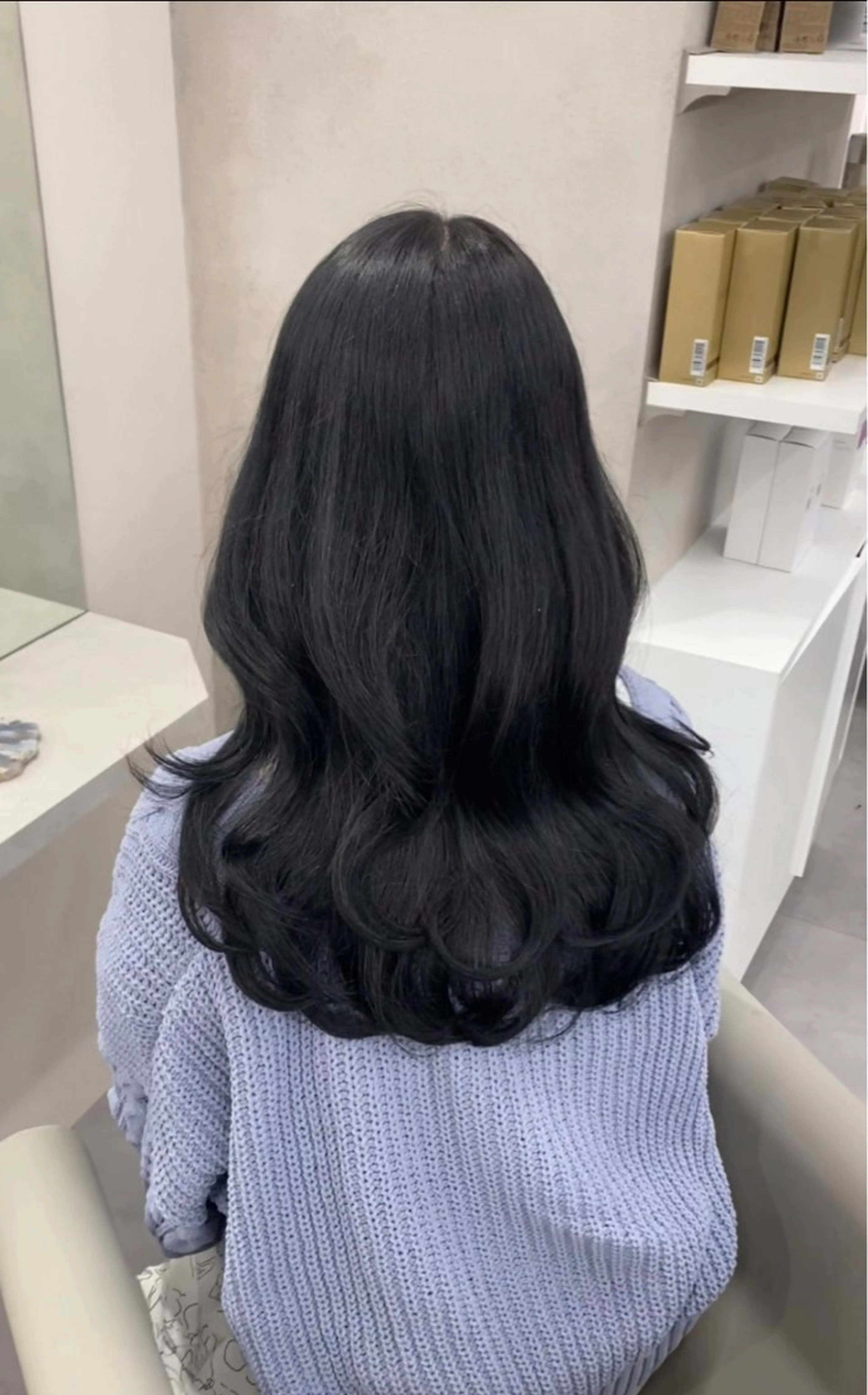 ロング カット トリートメント レイヤー・ブリーチ kiyotoshiのヘアスタイル