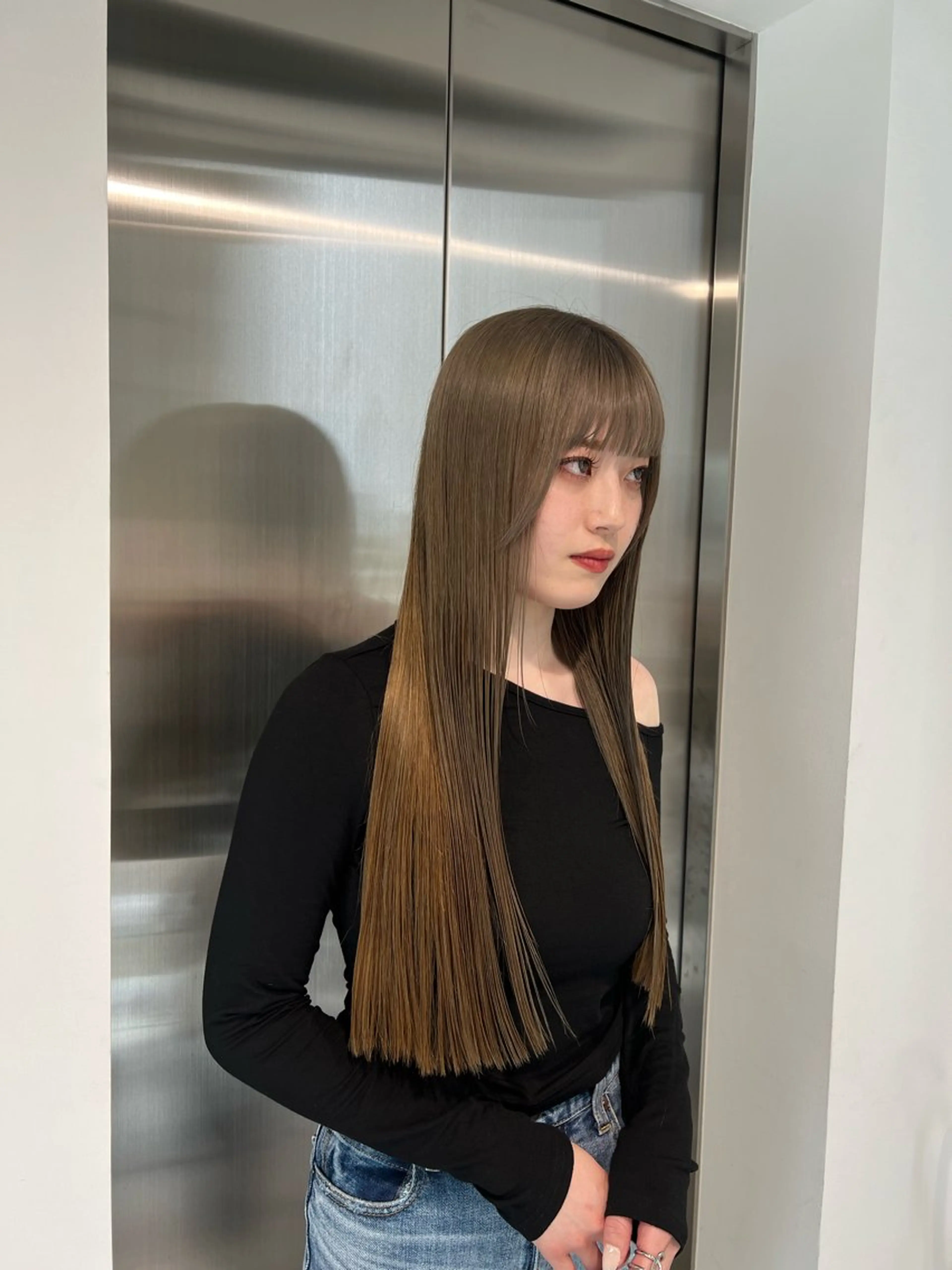 ロング カラー カット ヘアカラー トリートメント レイヤー/透明感 カラー🌿KANTAのヘアスタイル