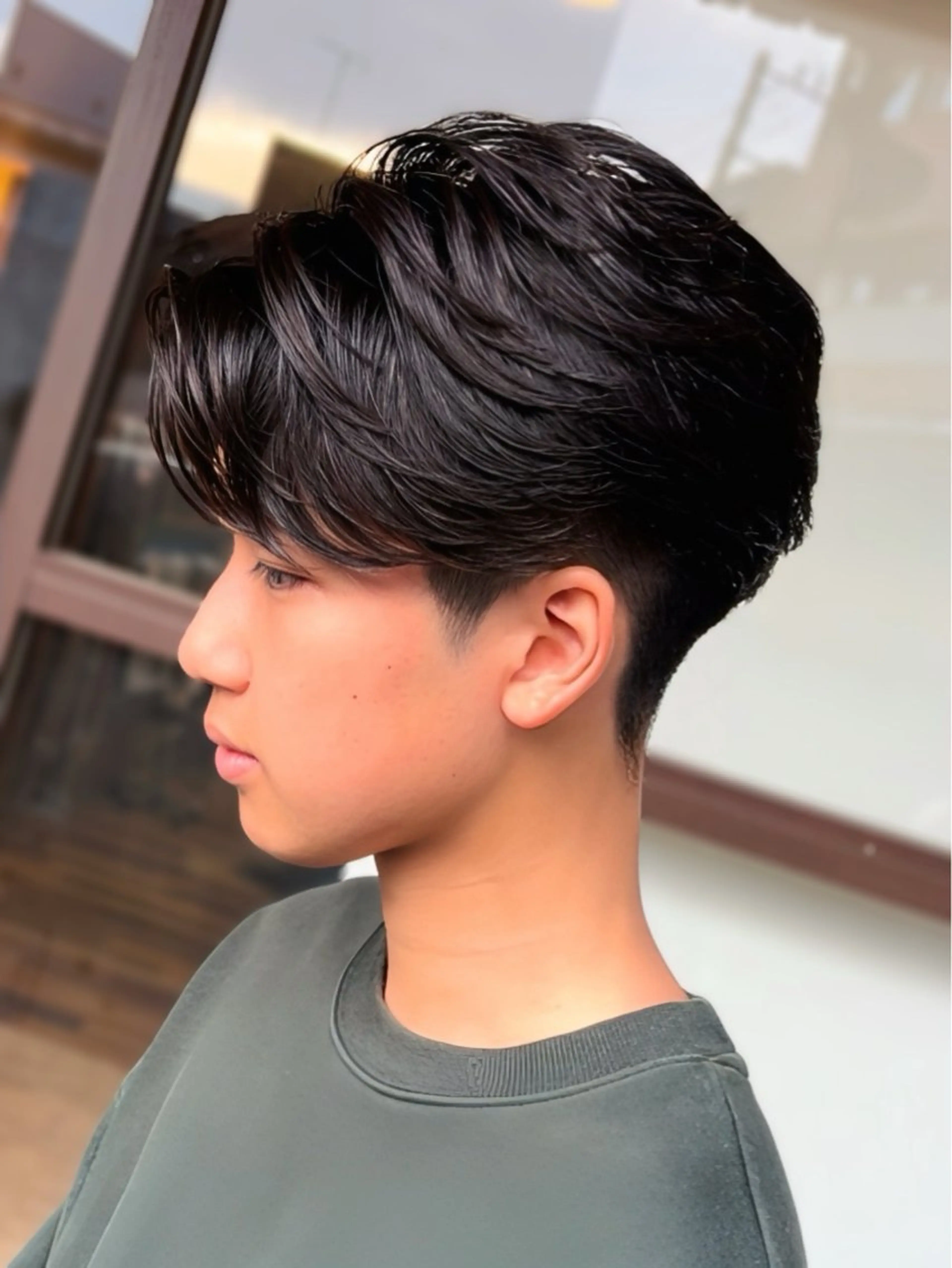 メンズ カット 縮毛矯正 メンズ曲がる 縮毛矯正/駅徒歩4分のヘアスタイル