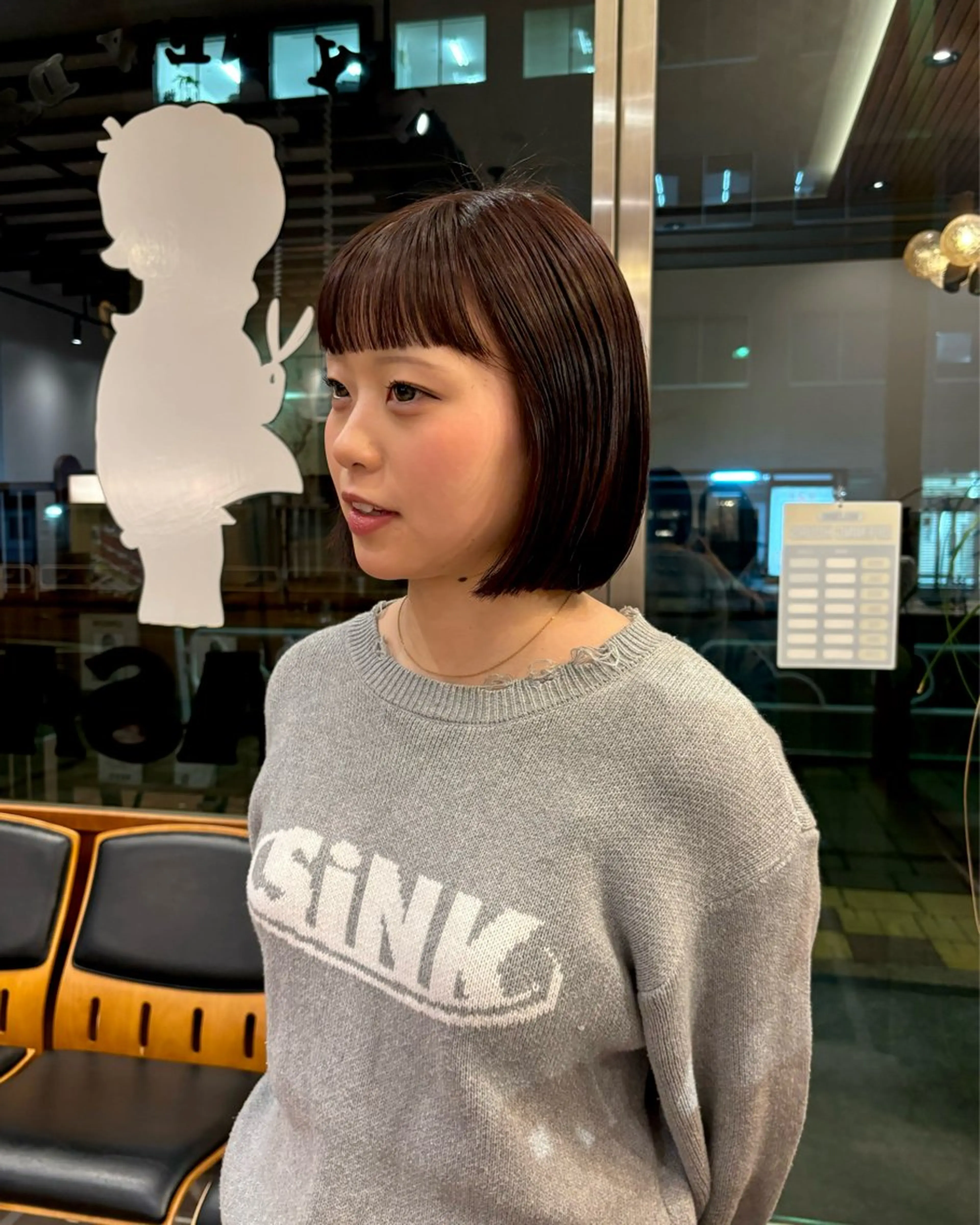 カラー ヘアカラー トリートメント SASAnagano 堀内未梨のヘアスタイル