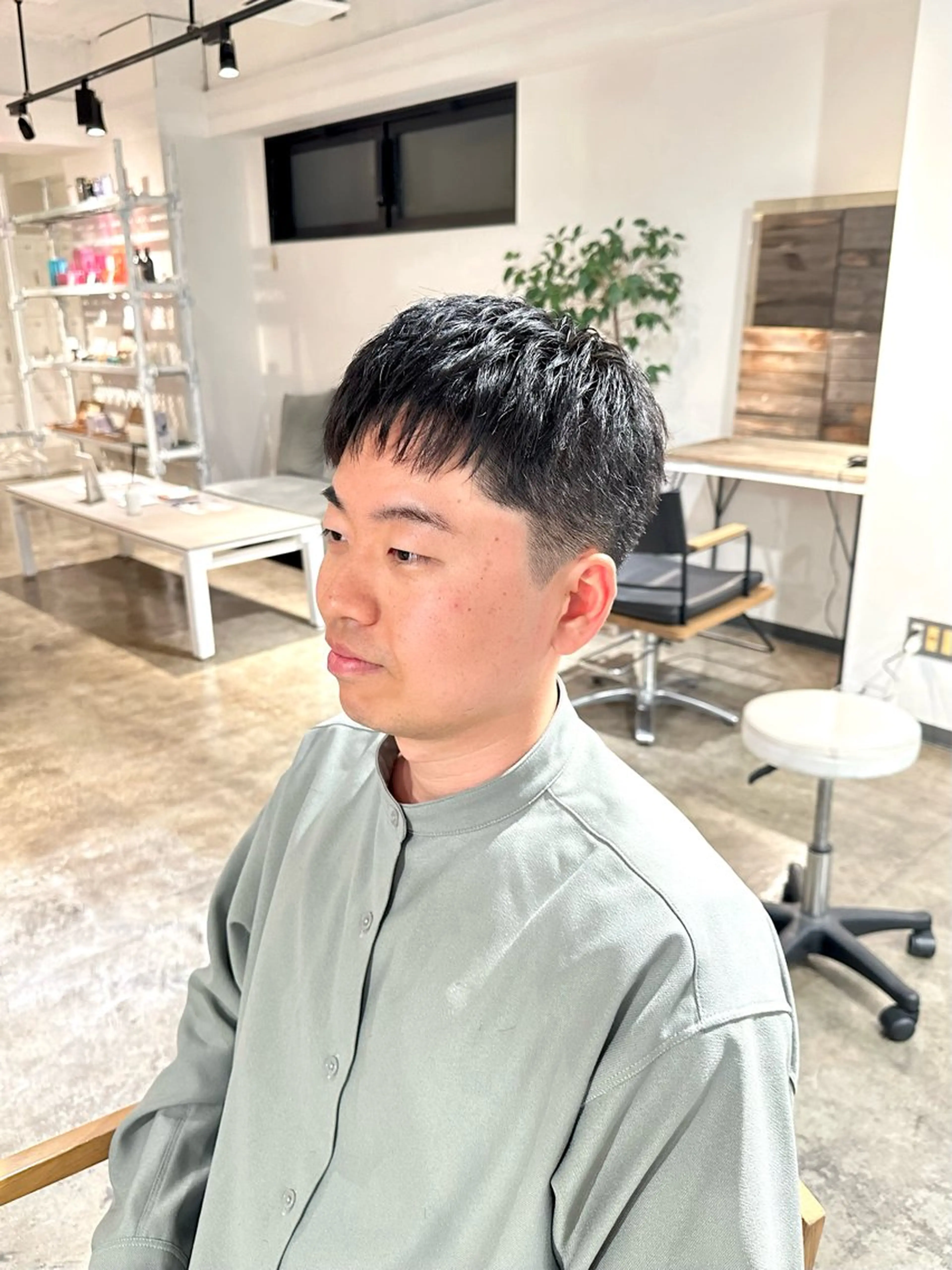 メンズ フェードカット メンズパーマ メンズショート 刈り上げ カット 骨格補正施術/メンズ 専門美容師/YUYAのヘアスタイル