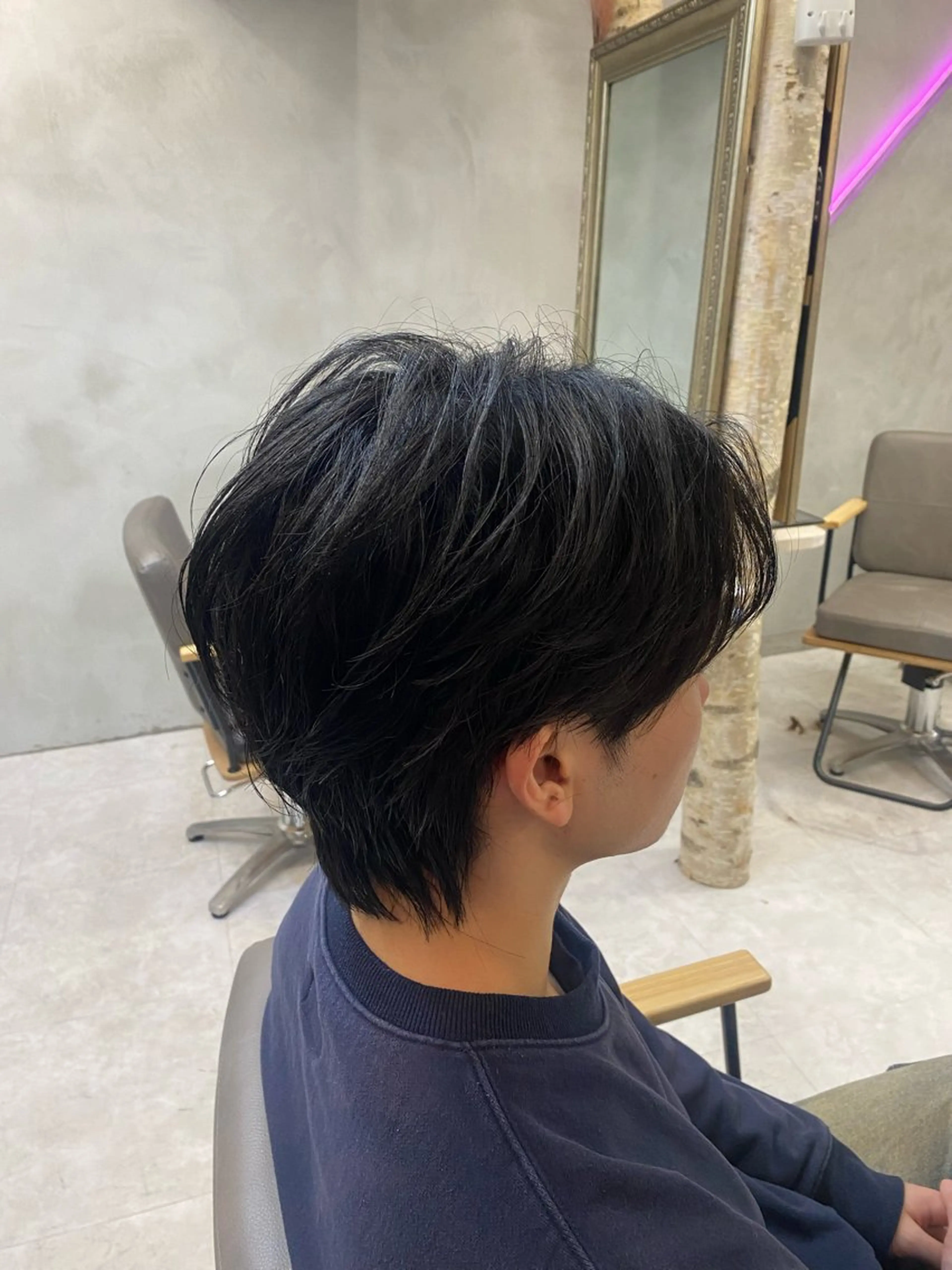 ショート メンズ カット clomus梅田茶屋町店所属・髪質改善特化美容師 酸性ストレート近藤俊のヘアスタイル