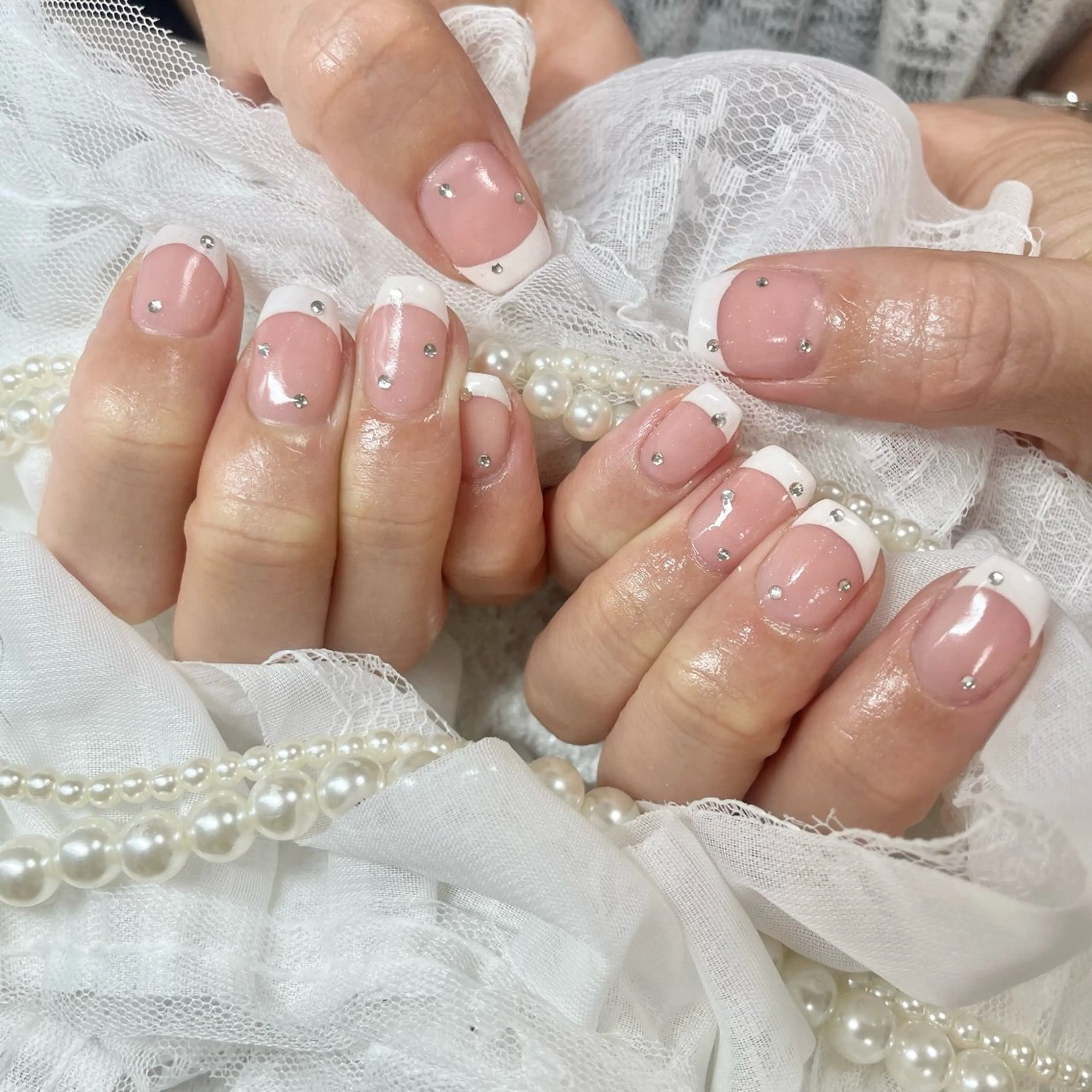 ネイル フレンチネイル 🎀AYAKO 🎀中韓ネイルのネイルデザイン