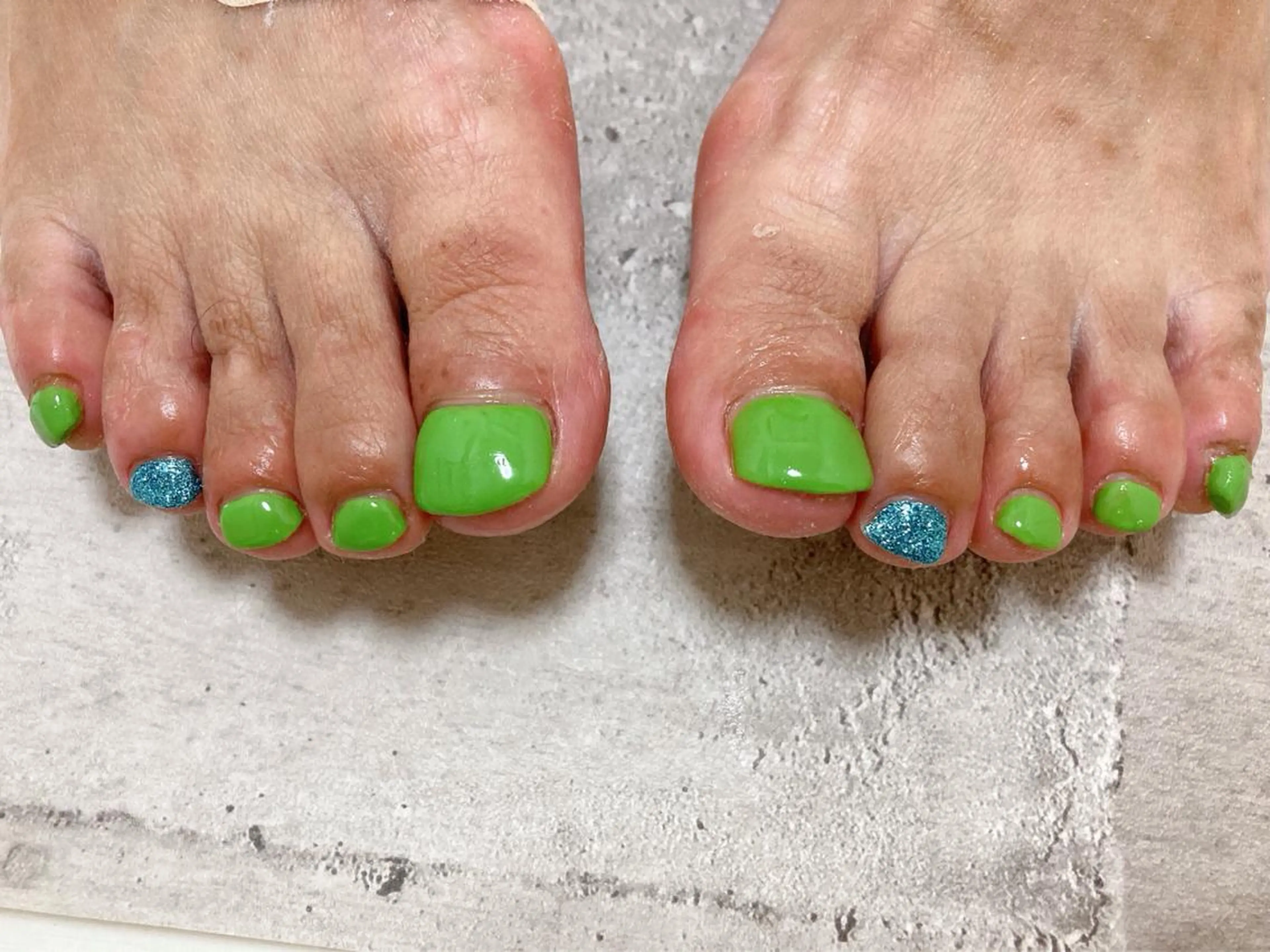 ネイル フットネイル フットネイル Mogu nail 二子玉川のネイルデザイン