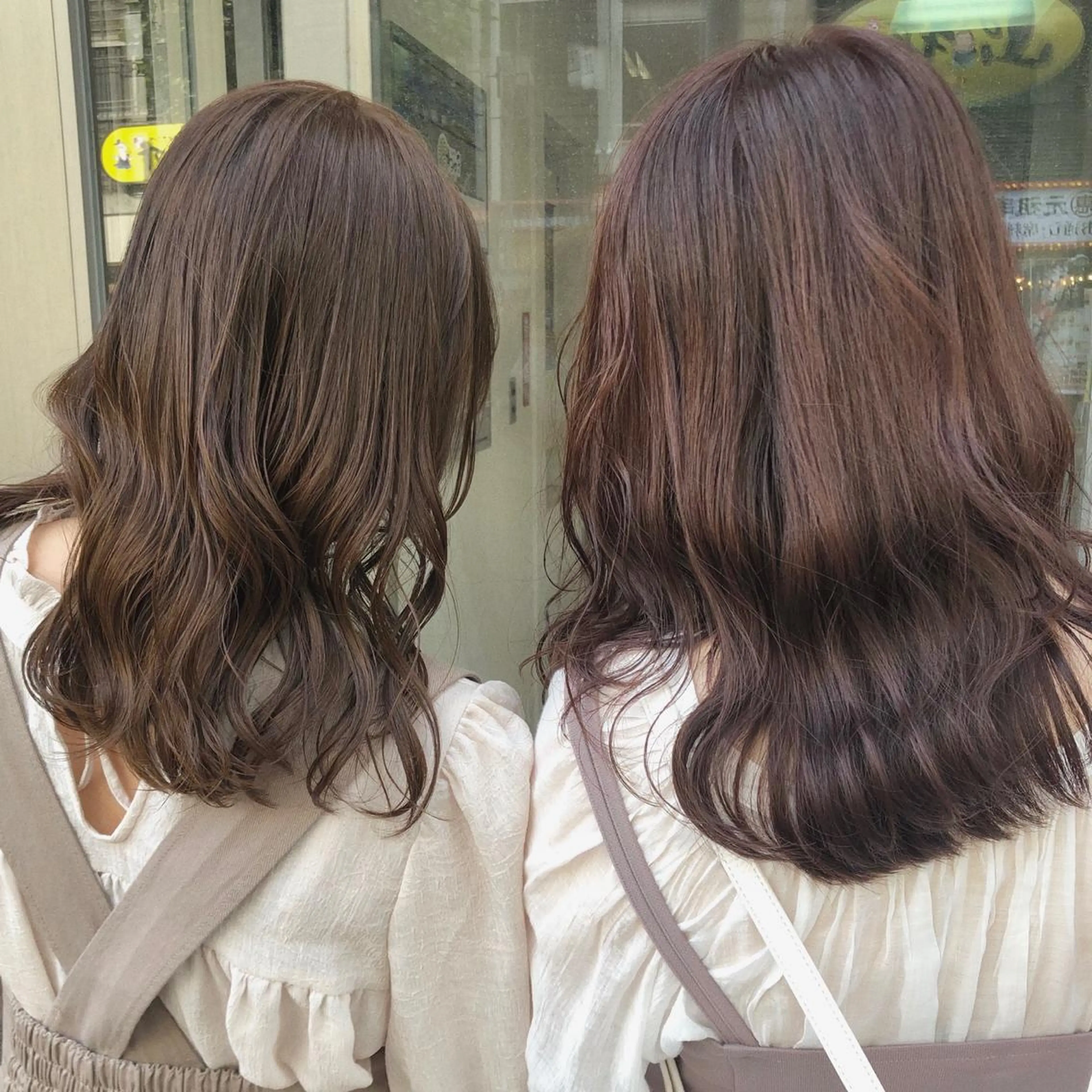 セミロング カラー 冨木 雄斗のヘアスタイル