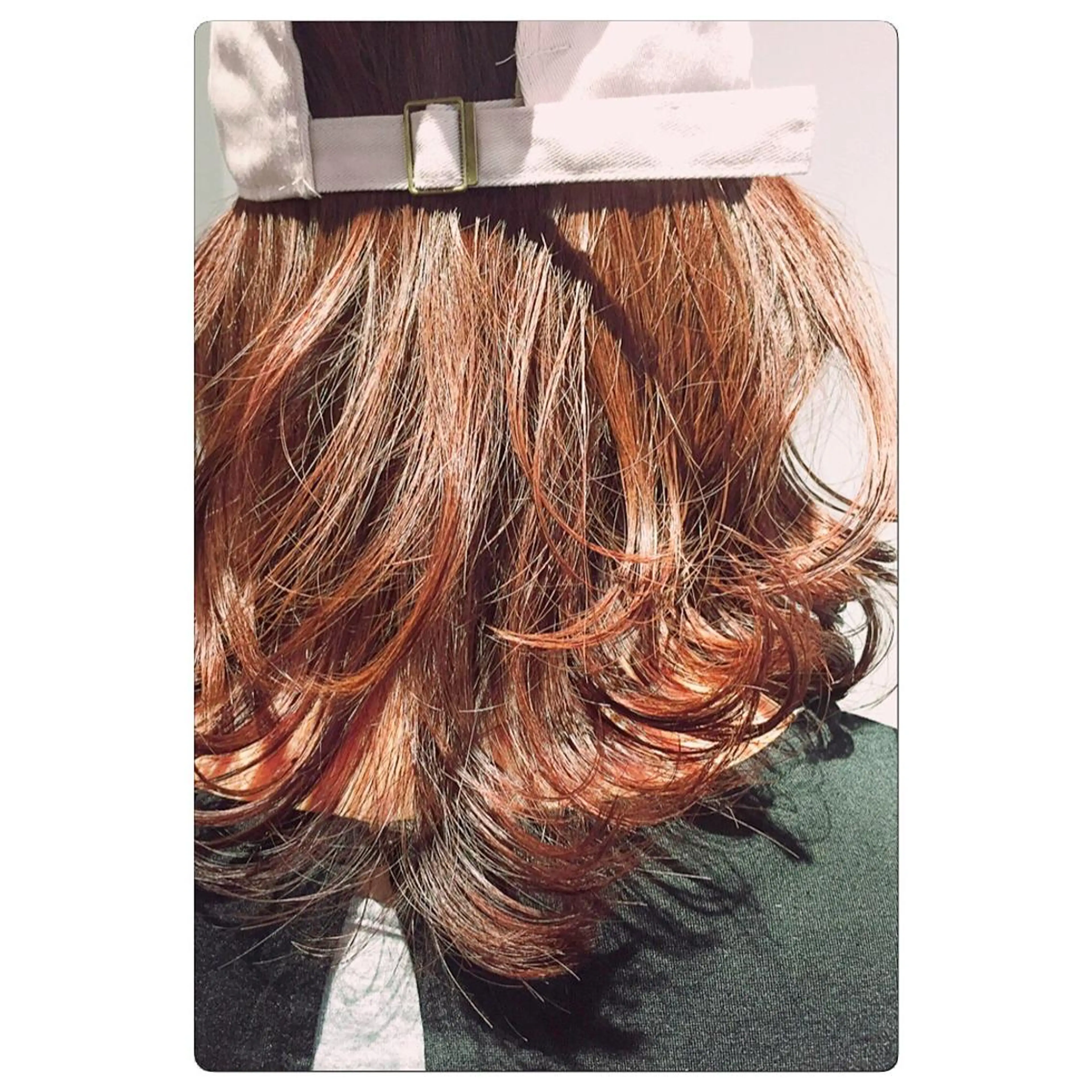 ミディアム セミロング カラー 佐藤 奈佳子 サトウ ナカコのヘアスタイル