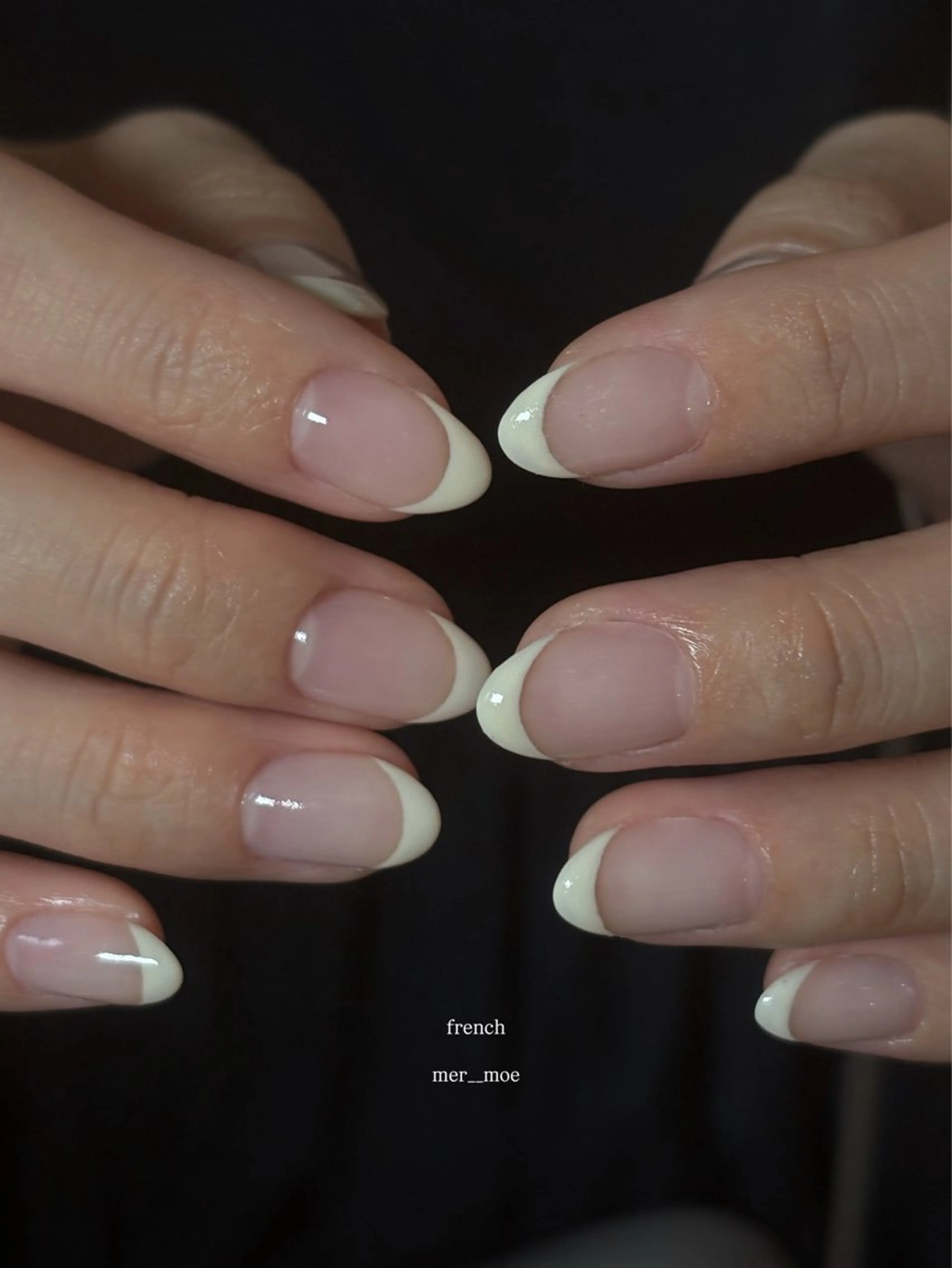 ネイル ワンカラーネイル moe ⠀のネイルデザイン
