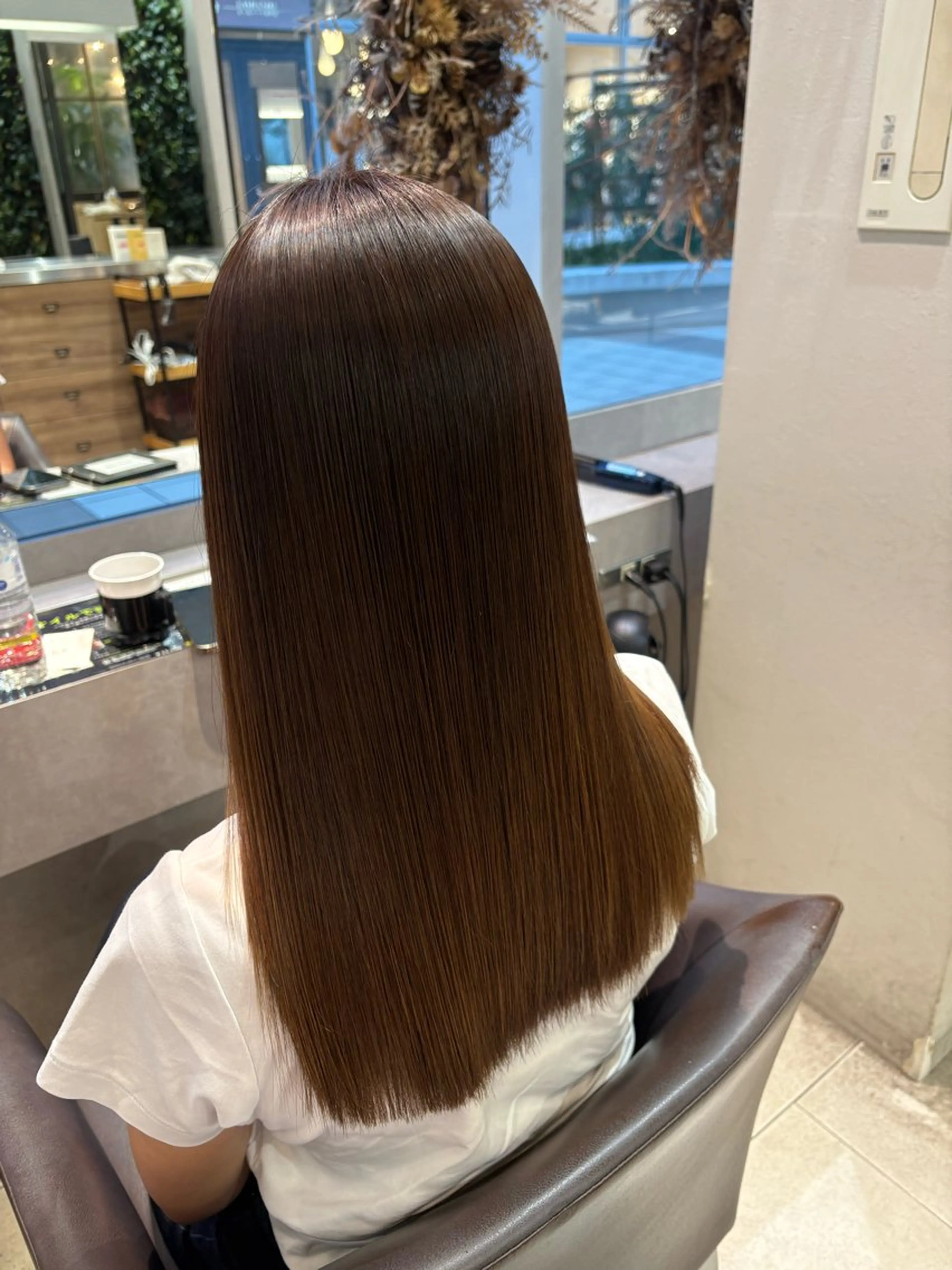 ロング カット ヘアカラー 縮毛矯正 Lolonois 森ノ宮/RINのヘアスタイル