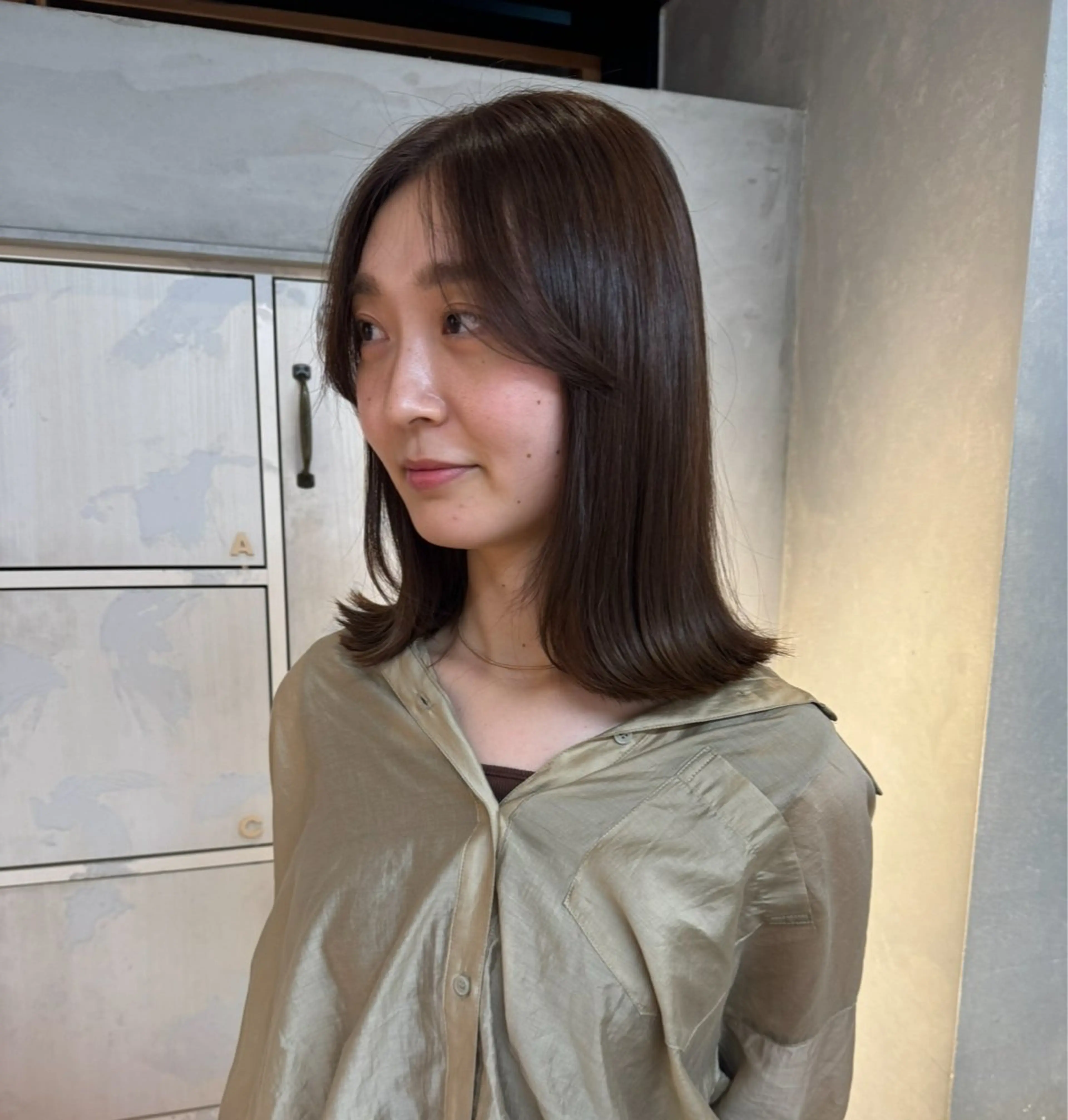 ミディアム カラー カット 透明感カラー ☆akoのヘアスタイル